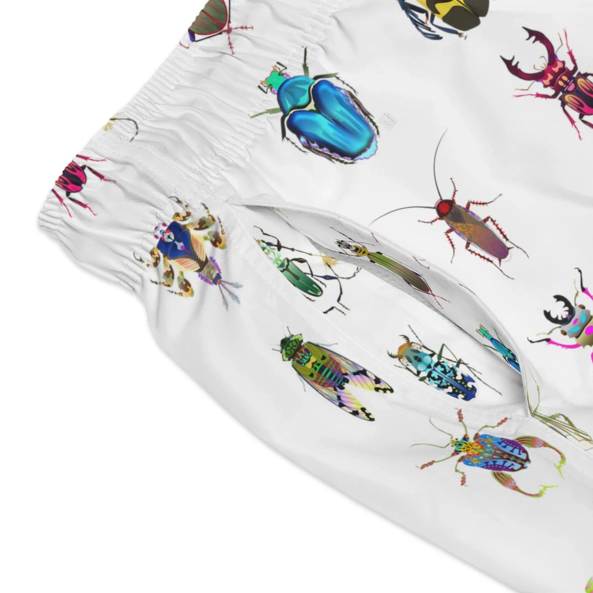 Shoosty® Bugs Combo Swim Trunks - Wearable Fine Art by Shoosty