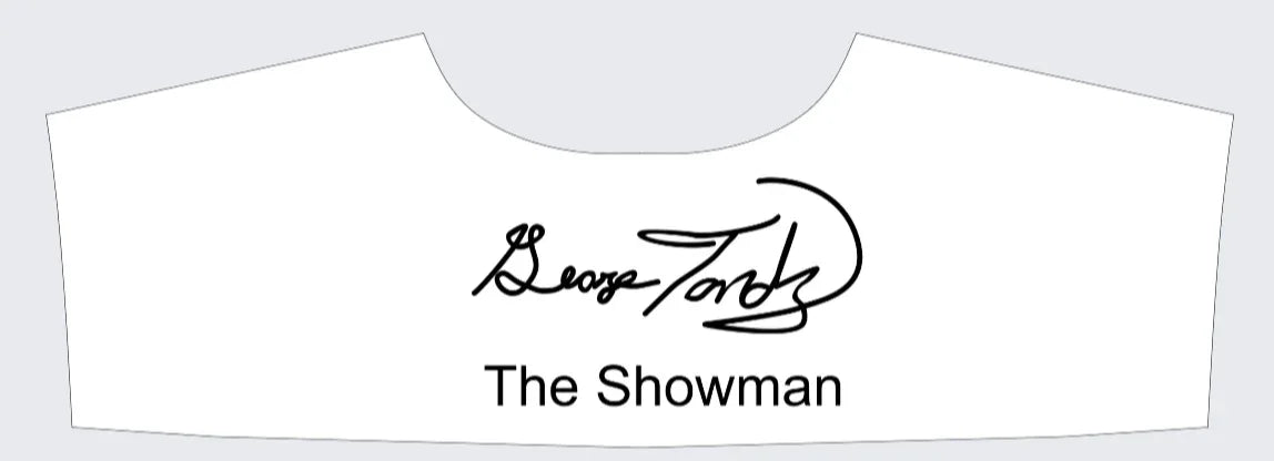 Shoosty Tandy Showman's Jacket Black with White Trim - Wearable Fine Art by Shoosty