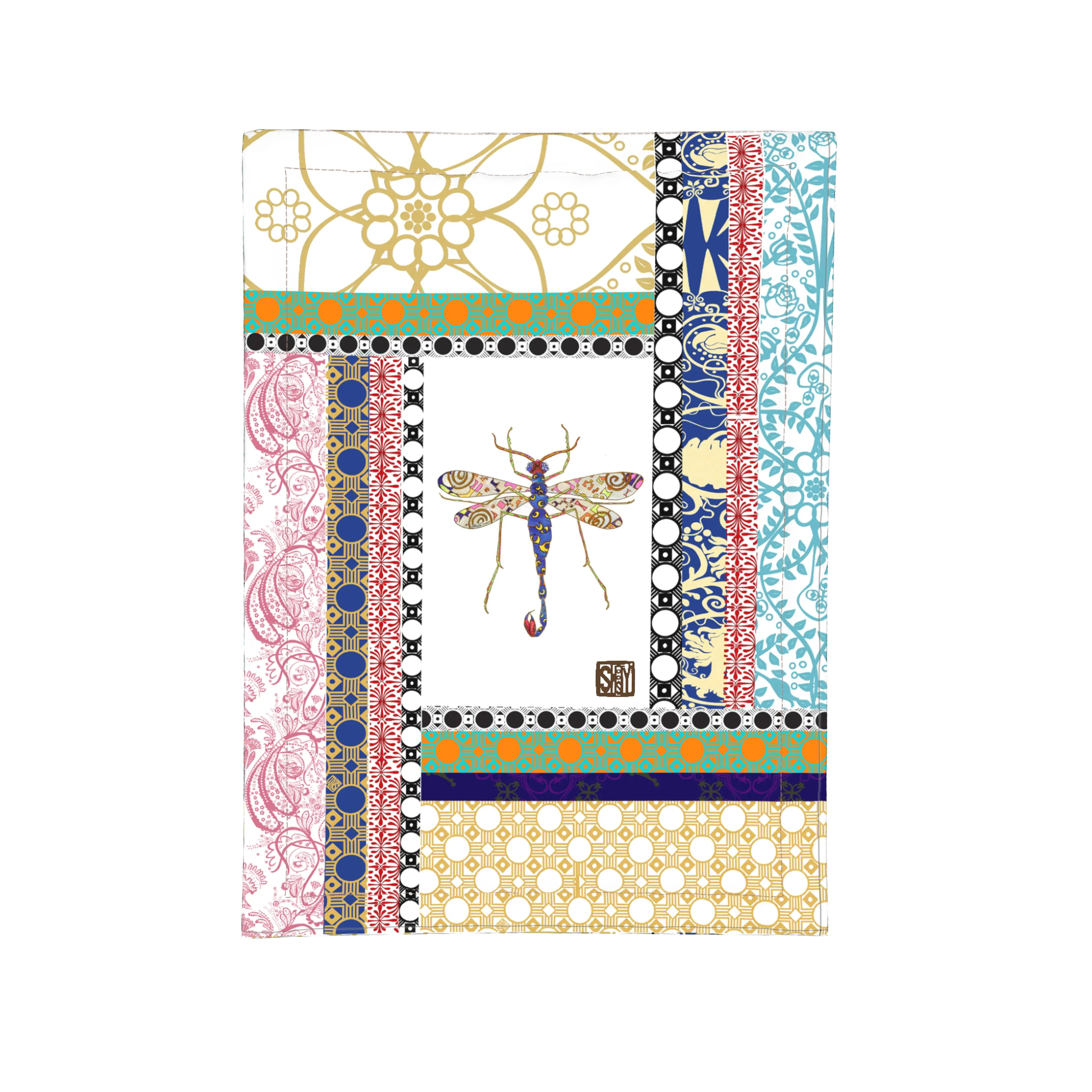 Scorpion Dragonfly Placemat - Wearable Fine Art by Shoosty