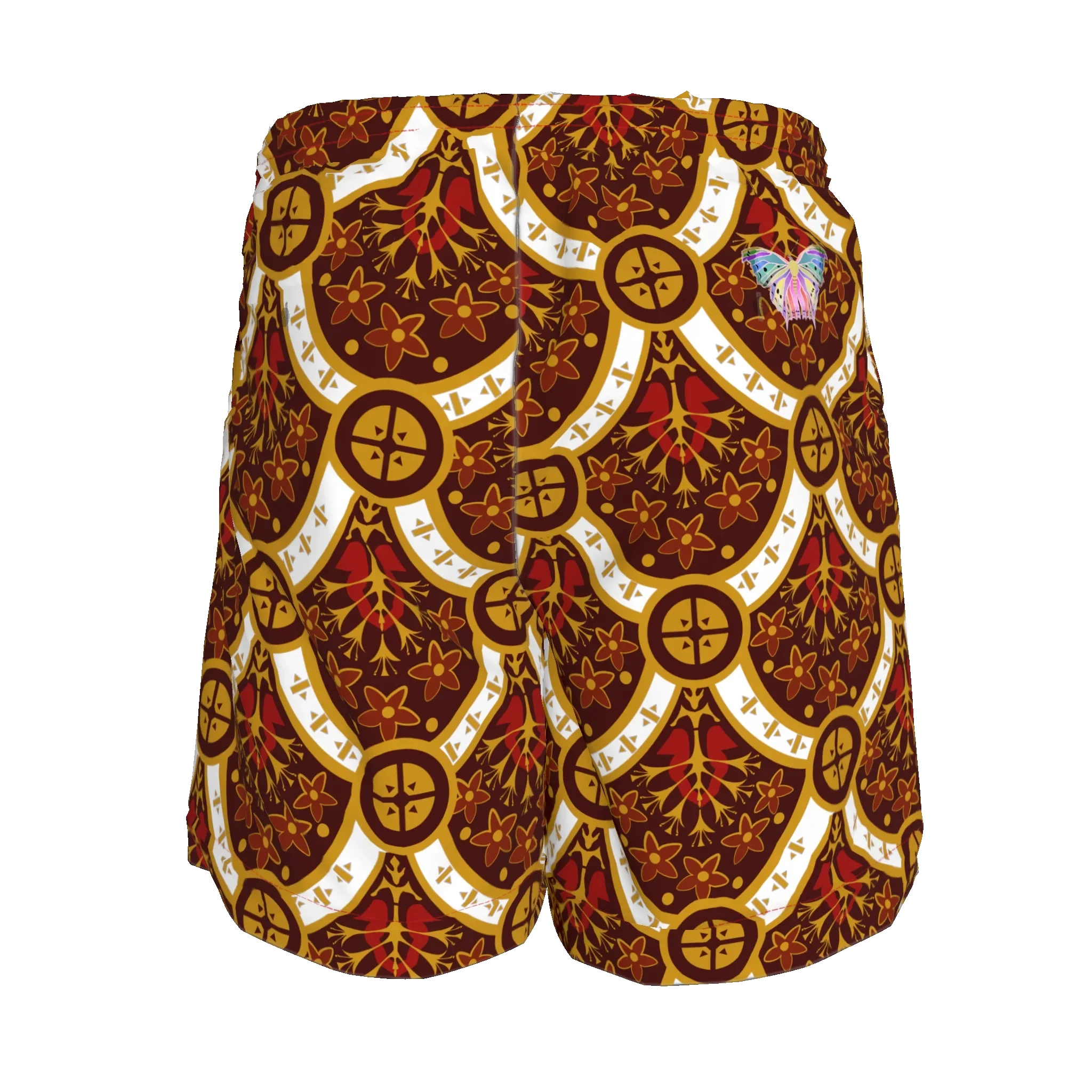 Shoosty Premium Board Shorts 7" Inseam - Wearable Fine Art by Shoosty