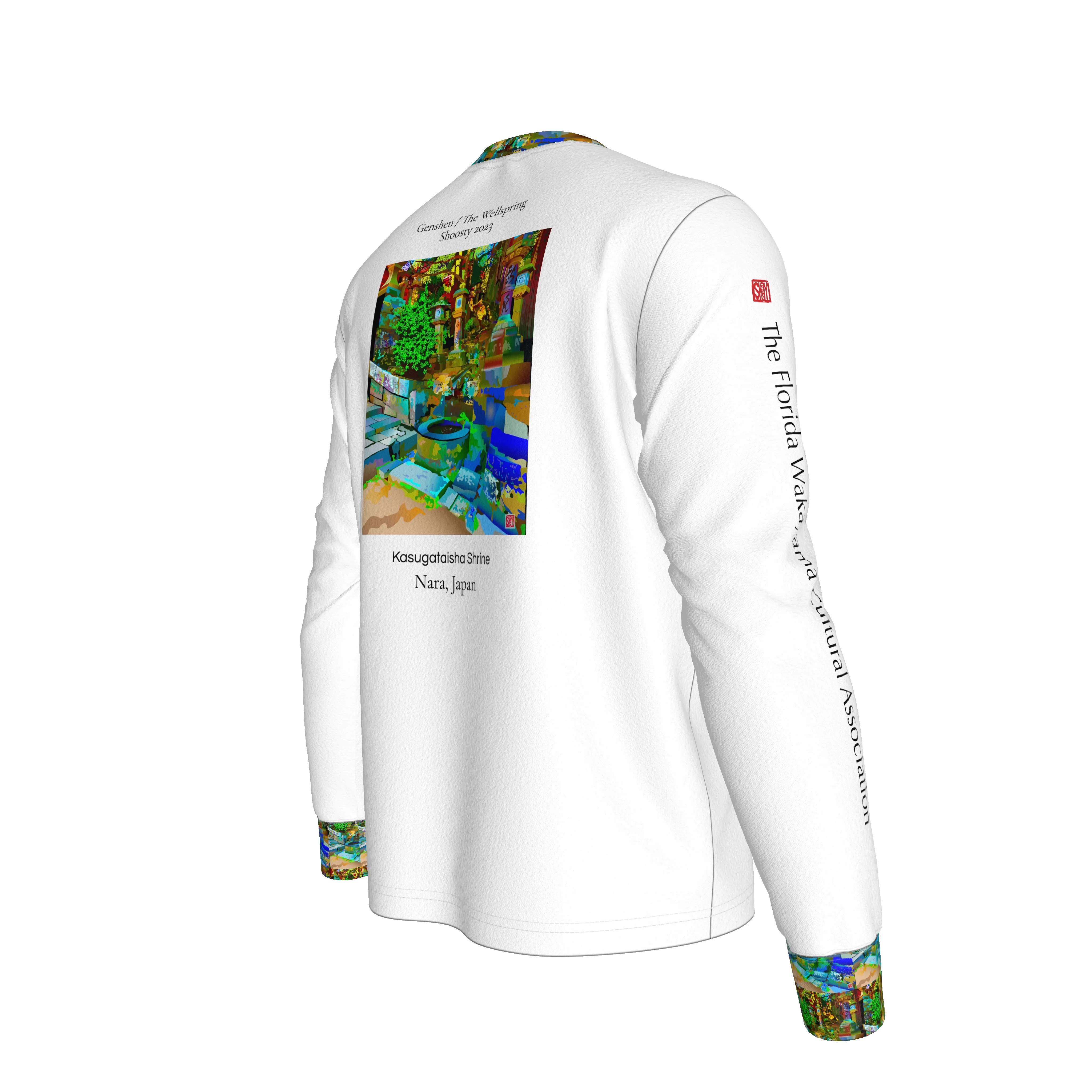 The Wellspring Long Sleeve Shirt - Wearable Fine Art by Shoosty