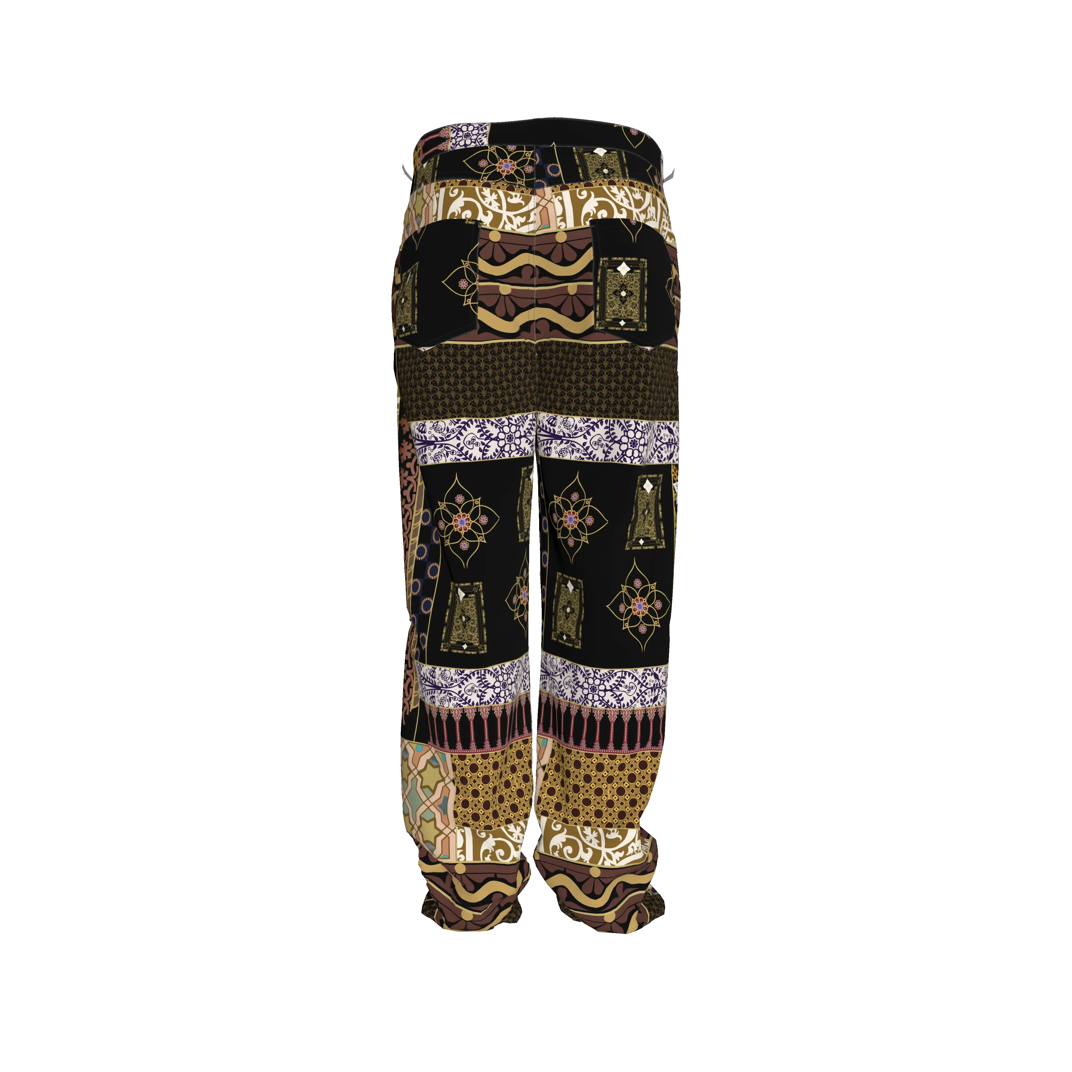 Relaxed Fit Jeans in Heavy Stretch Cotton Twill - Wearable Fine Art by Shoosty