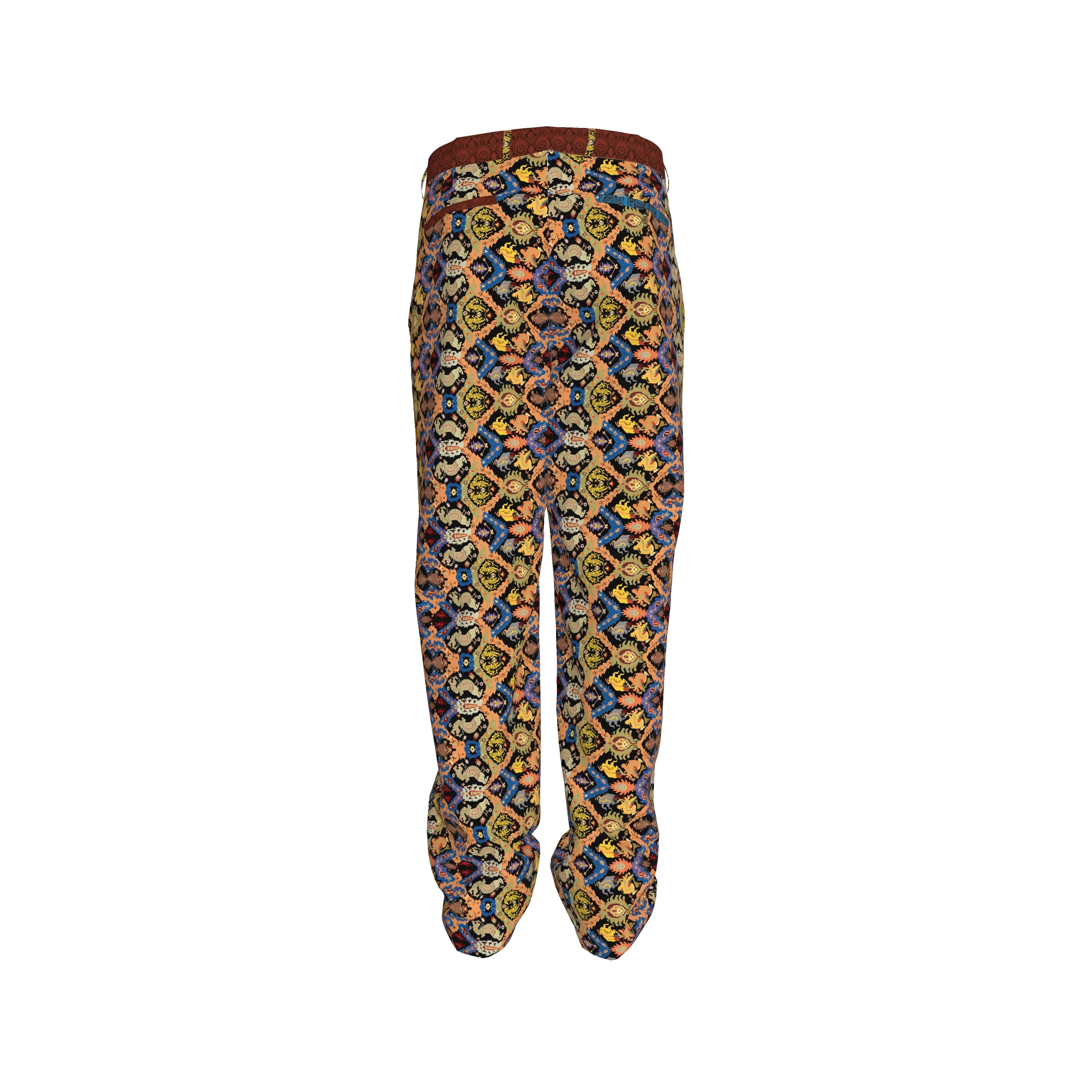 Scythian Pleated Mens Pants - Wearable Fine Art by Shoosty