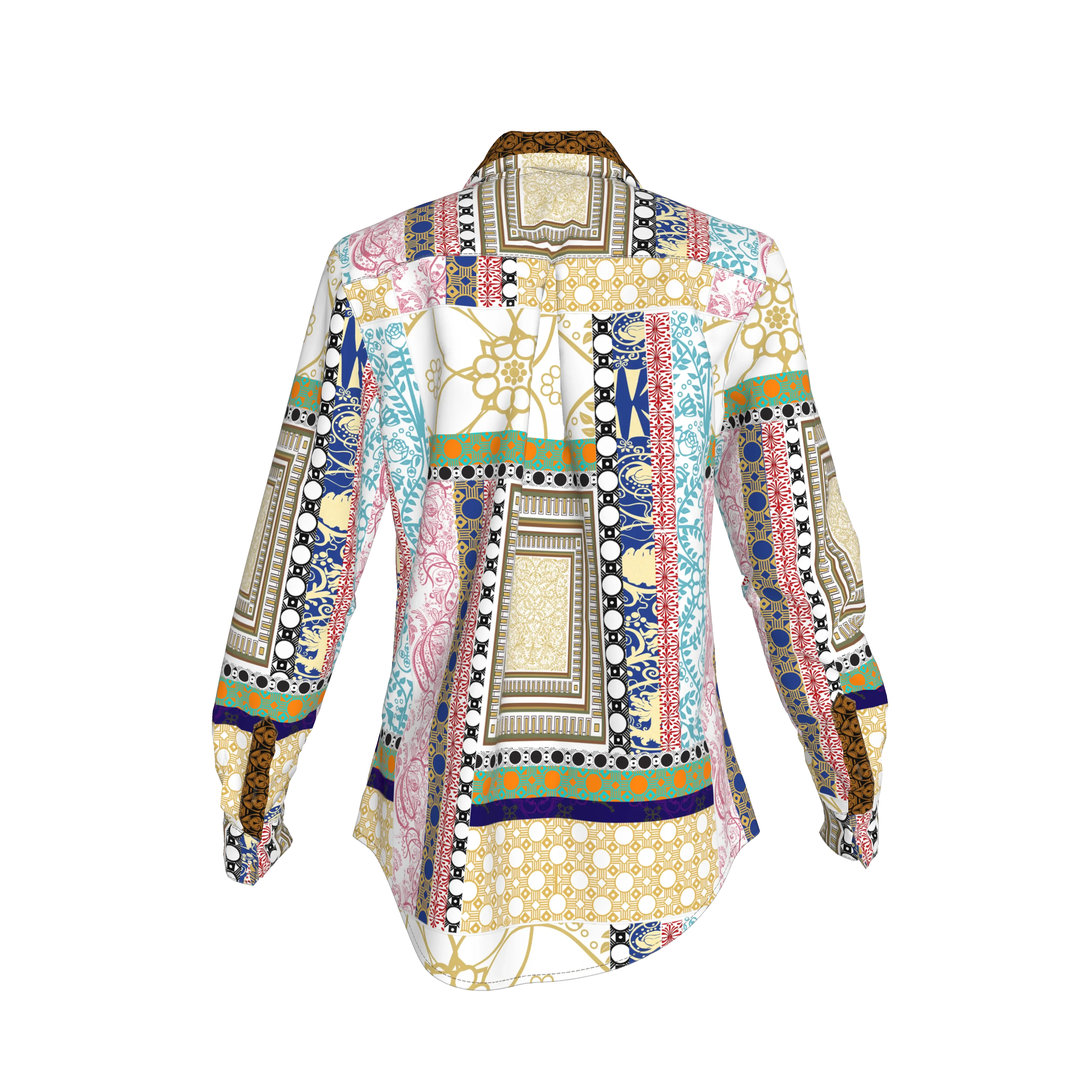 Shoosty V3 Paloma V3 Woman’s Dress Shirt - Wearable Fine Art by Shoosty