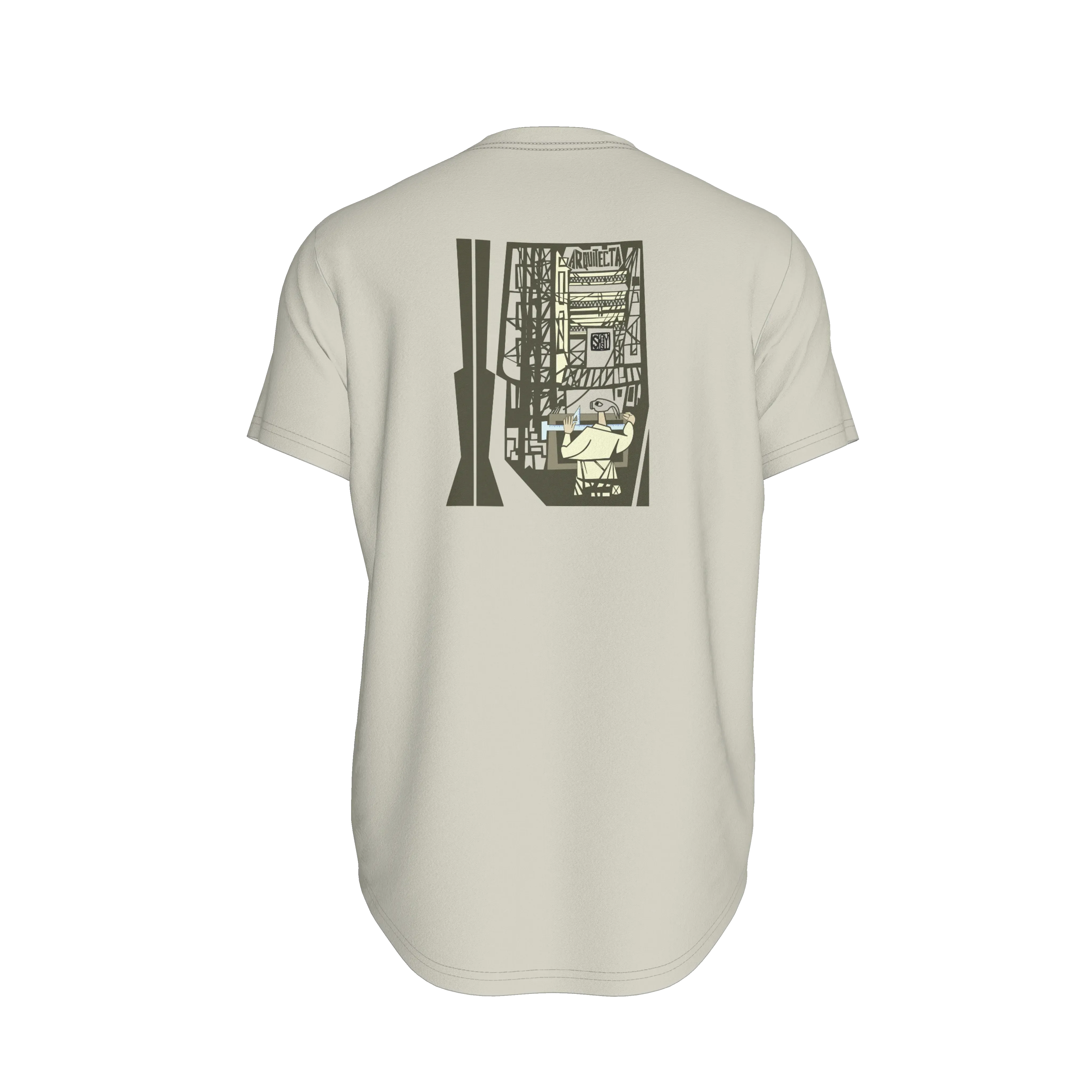 The Contractor Series: Architect Premium Fitted T-Shirt – Limited Edition Shoosty 2022 Collection - Wearable Fine Art by Shoosty
