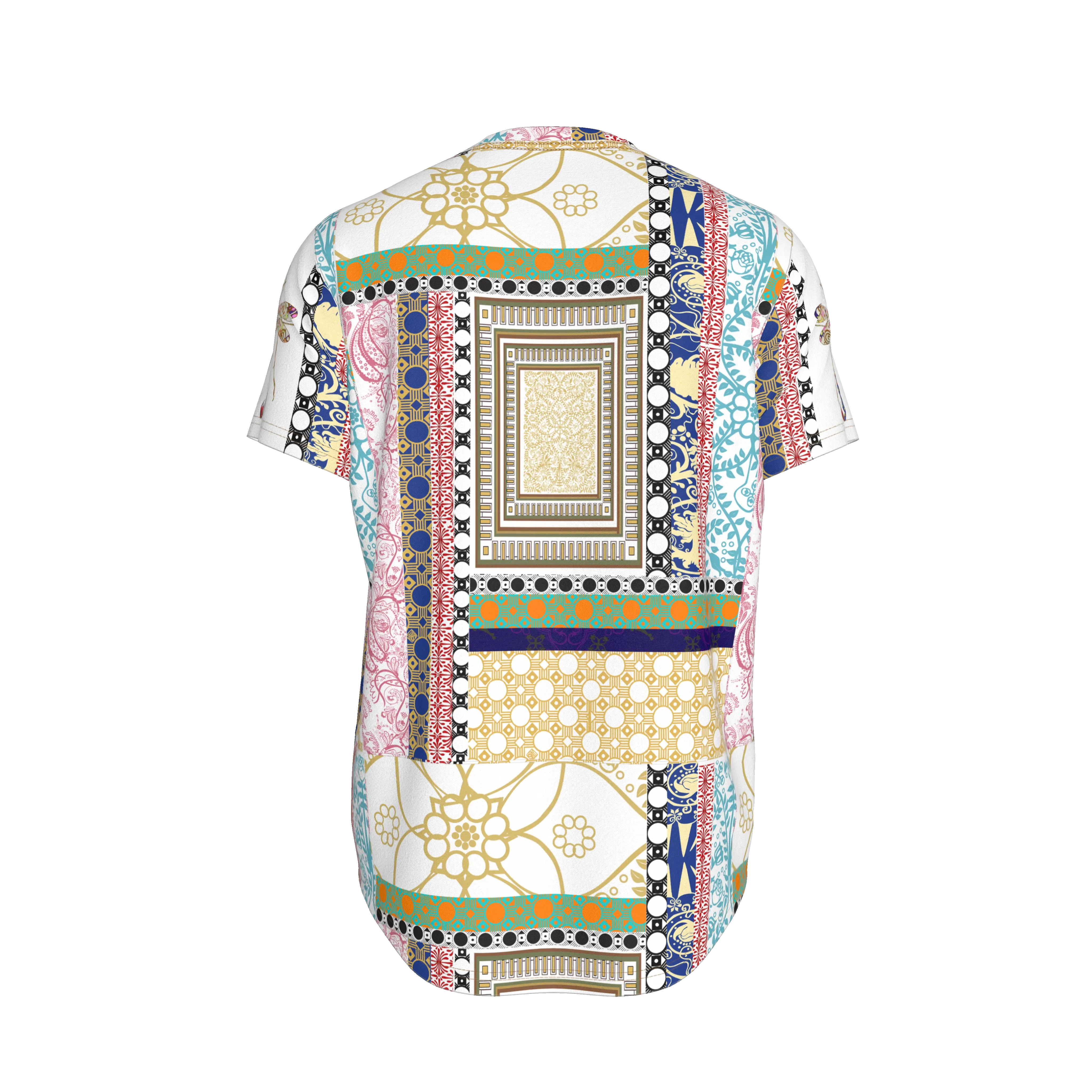 Multi-Pattern Scorpion Tailed Dragonfly Men’s Fitted T-Shist - Wearable Fine Art by Shoosty