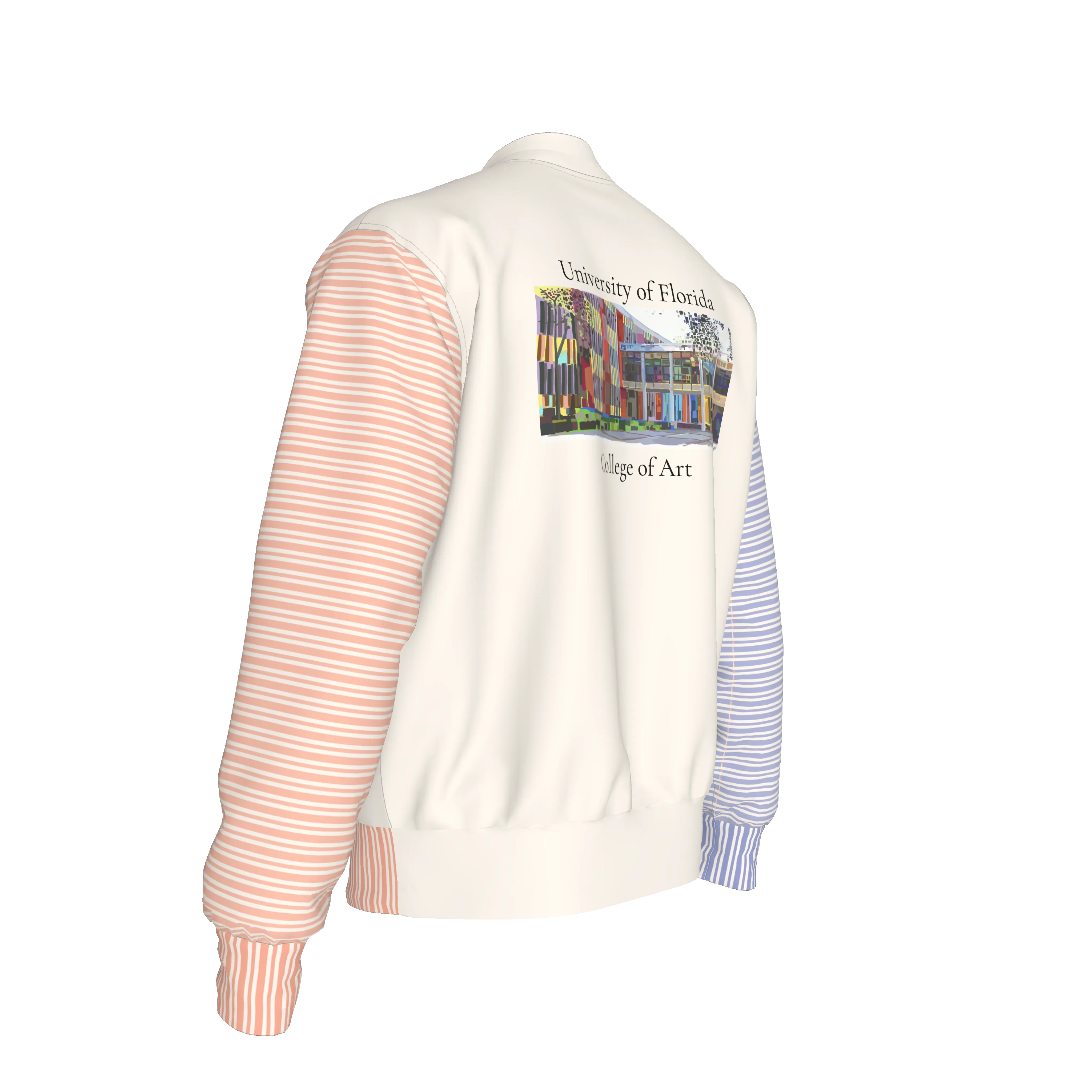 UF College of Art Varsity Jacket - Wearable Fine Art by Shoosty