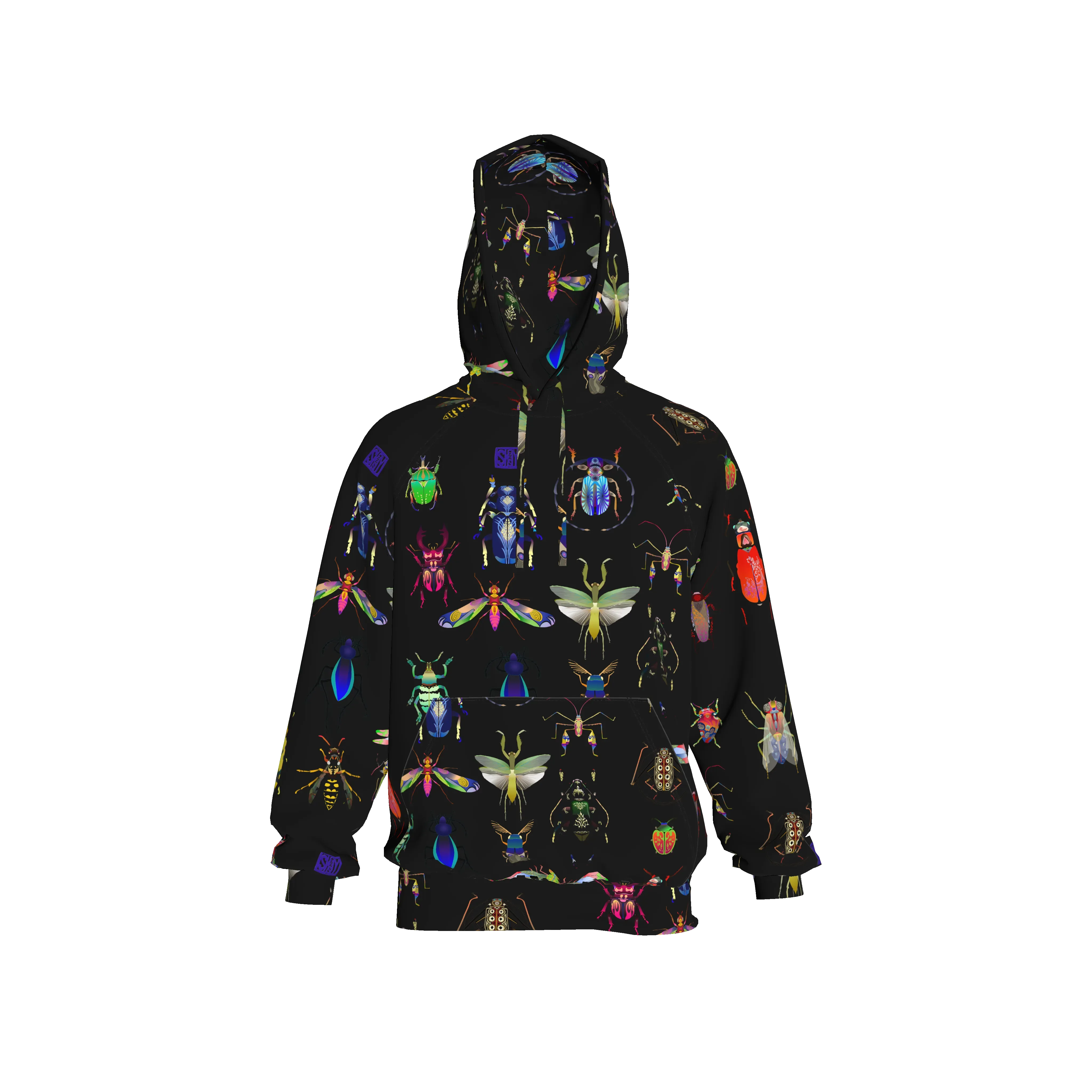 Shoosty Bugs Combo 1 Unisex Hoodie - Wearable Fine Art by Shoosty