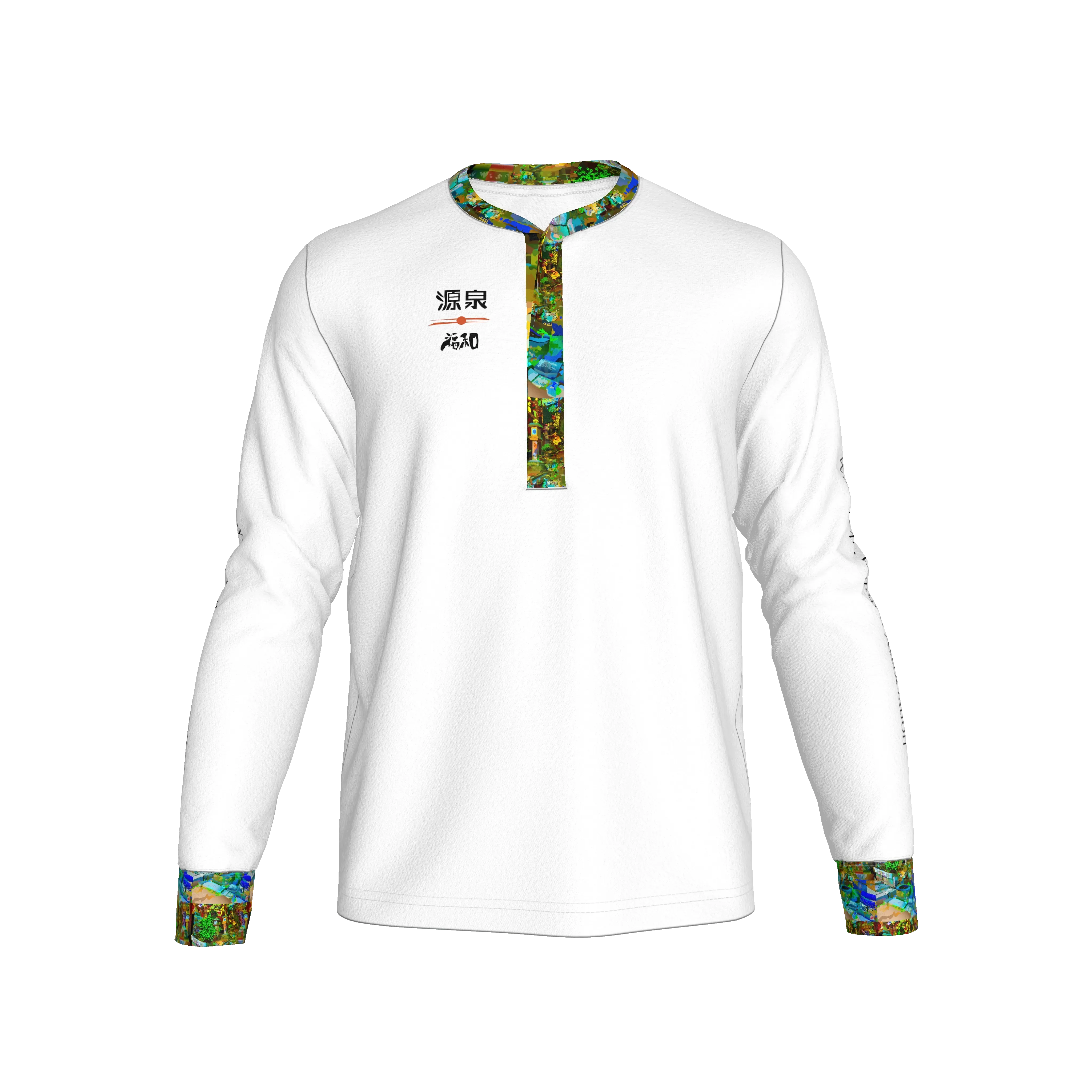 The Wellspring Long Sleeve Shirt - Wearable Fine Art by Shoosty