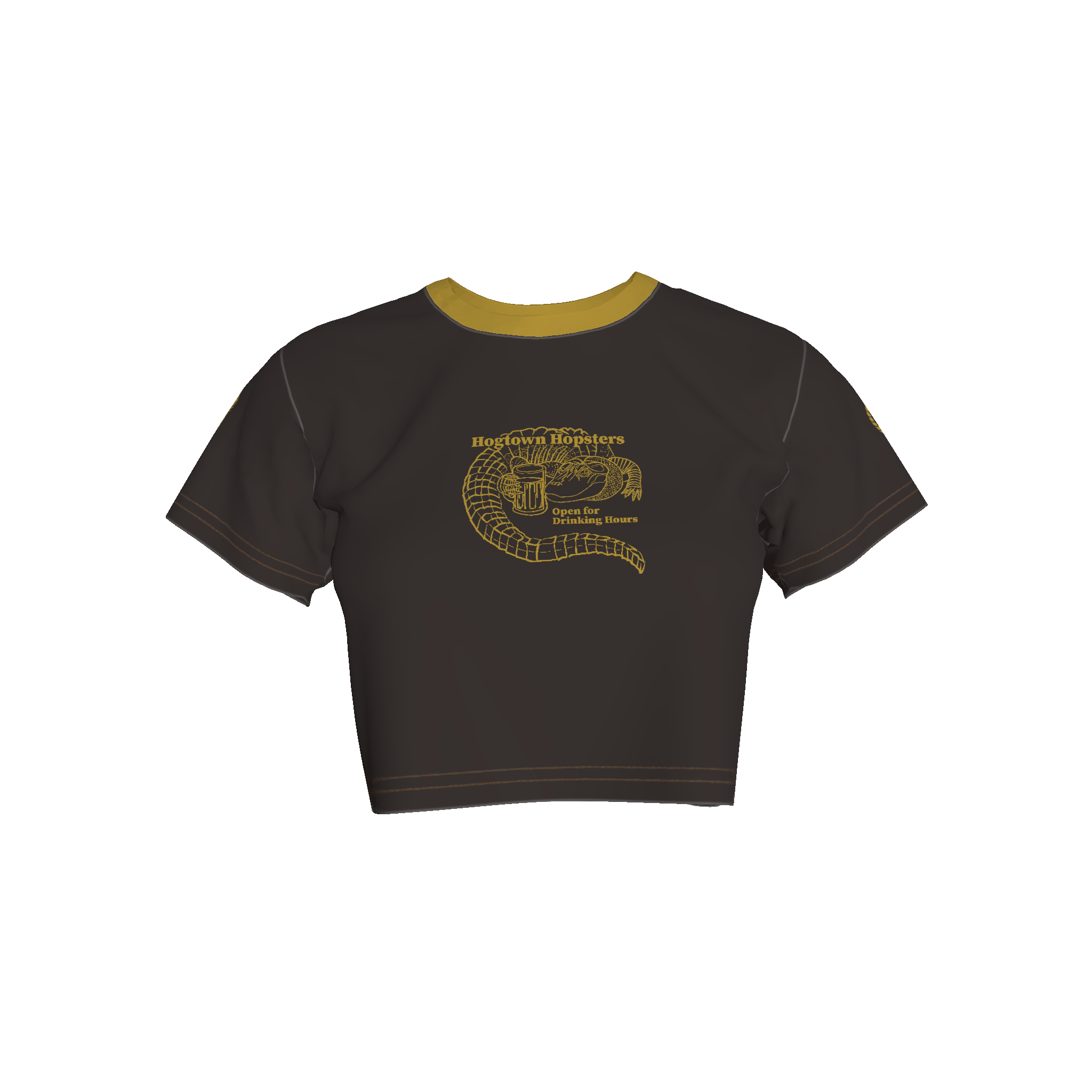 Hogtown Hopsters Women's Cutoff T-Shirt - Wearable Fine Art by Shoosty