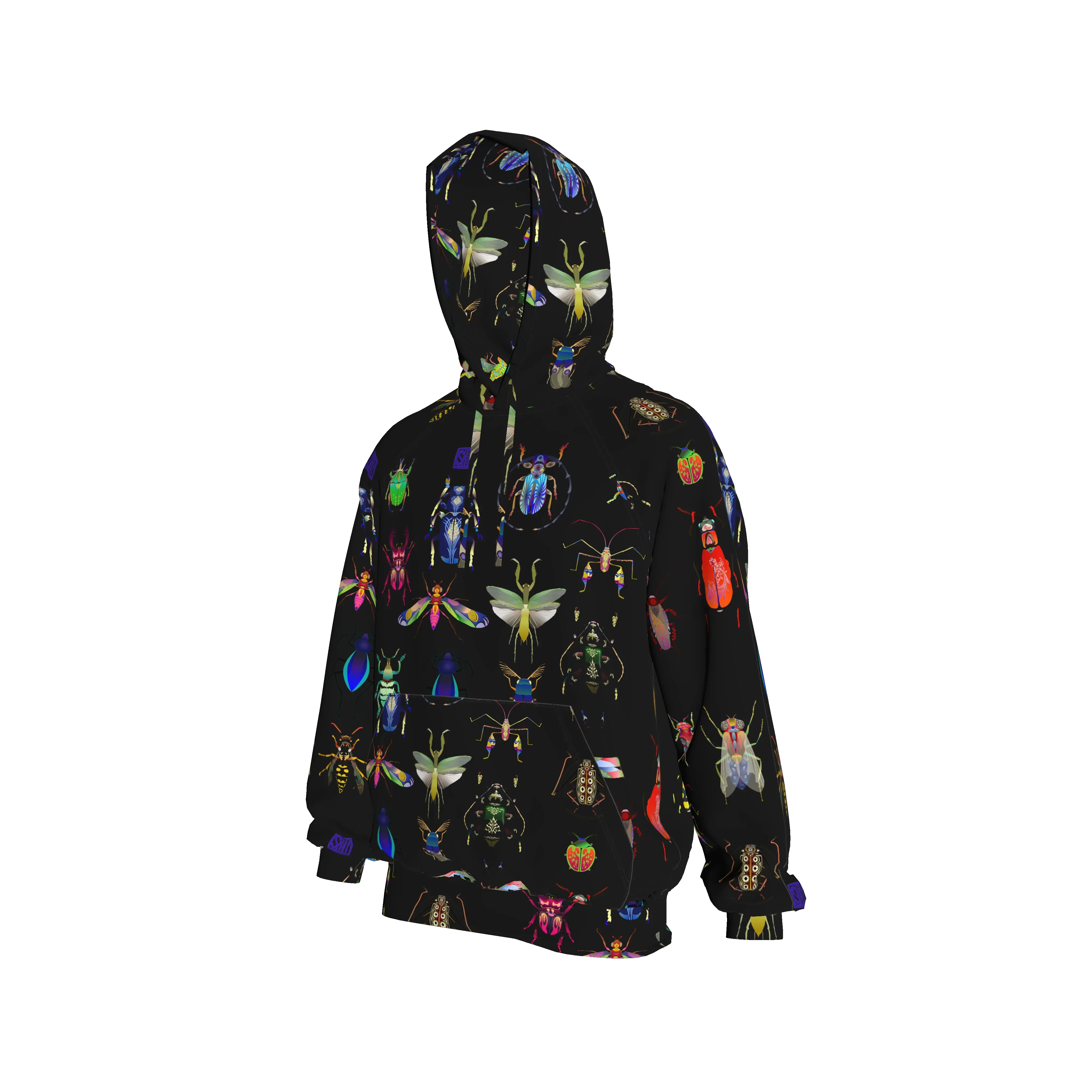 Shoosty Bugs Combo 1 Unisex Hoodie - Wearable Fine Art by Shoosty
