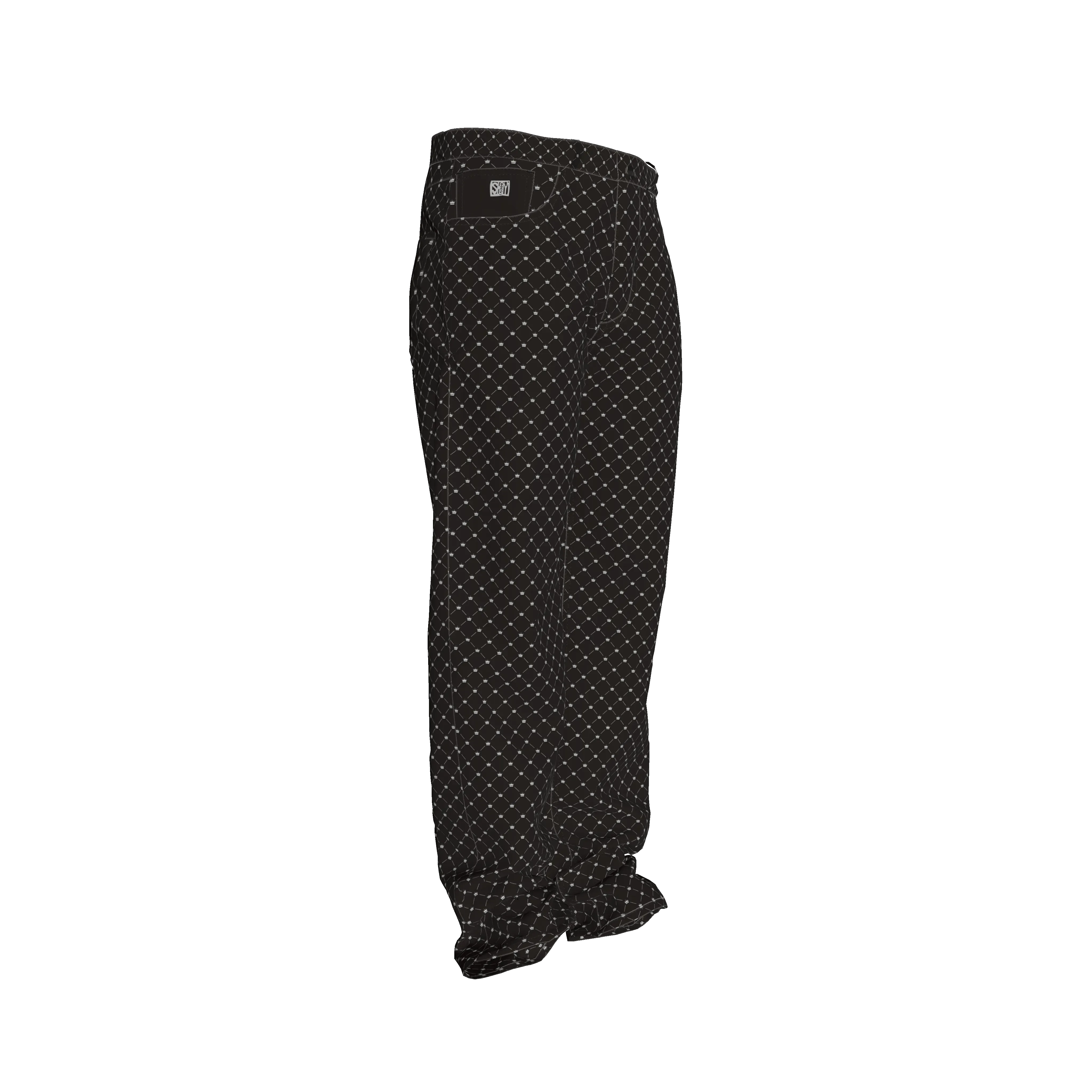 Joan of Arc Pants – Relaxed Fit Jeans - Wearable Fine Art by Shoosty