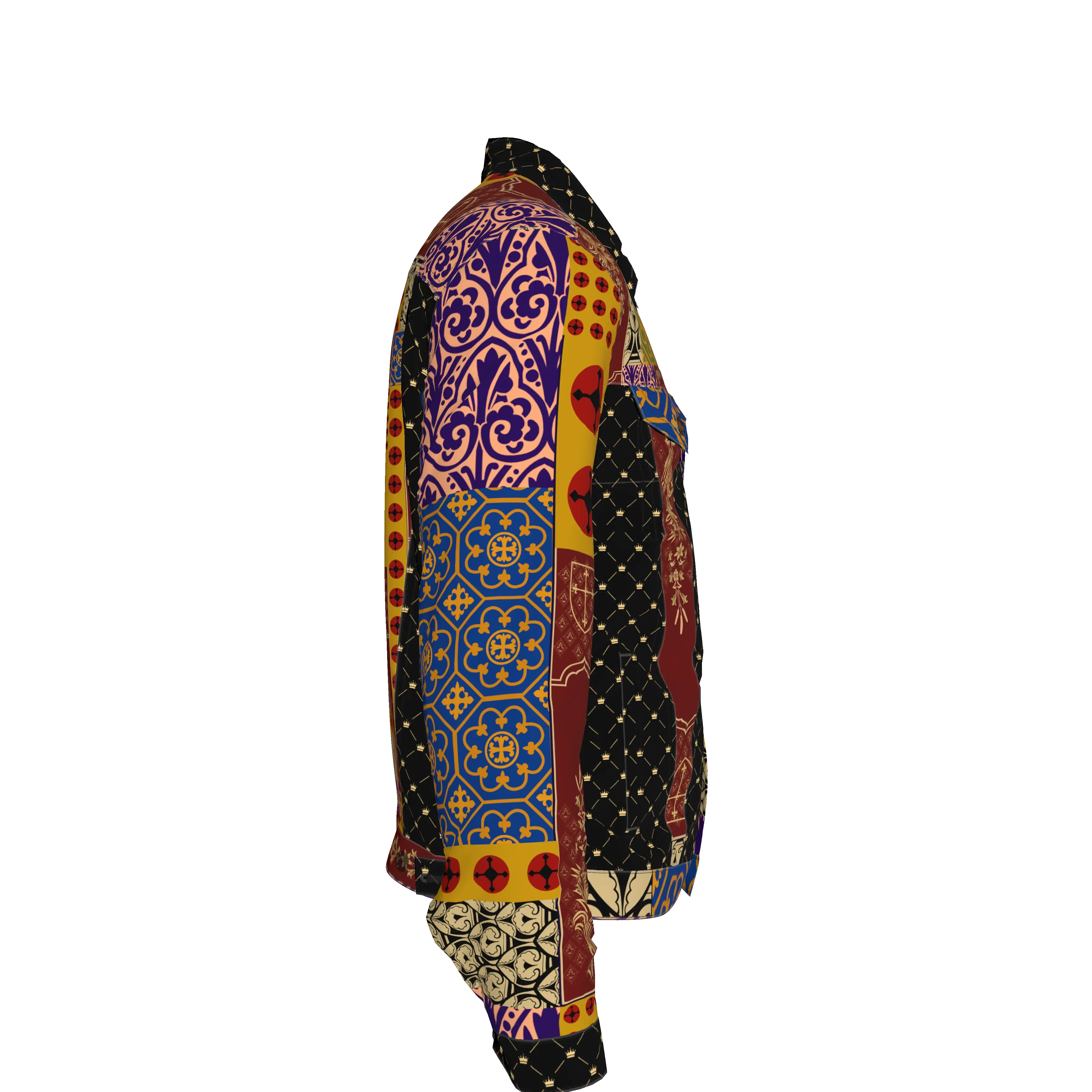 Joan of Arc Exclusive Denim Jacket - Wearable Fine Art by Shoosty