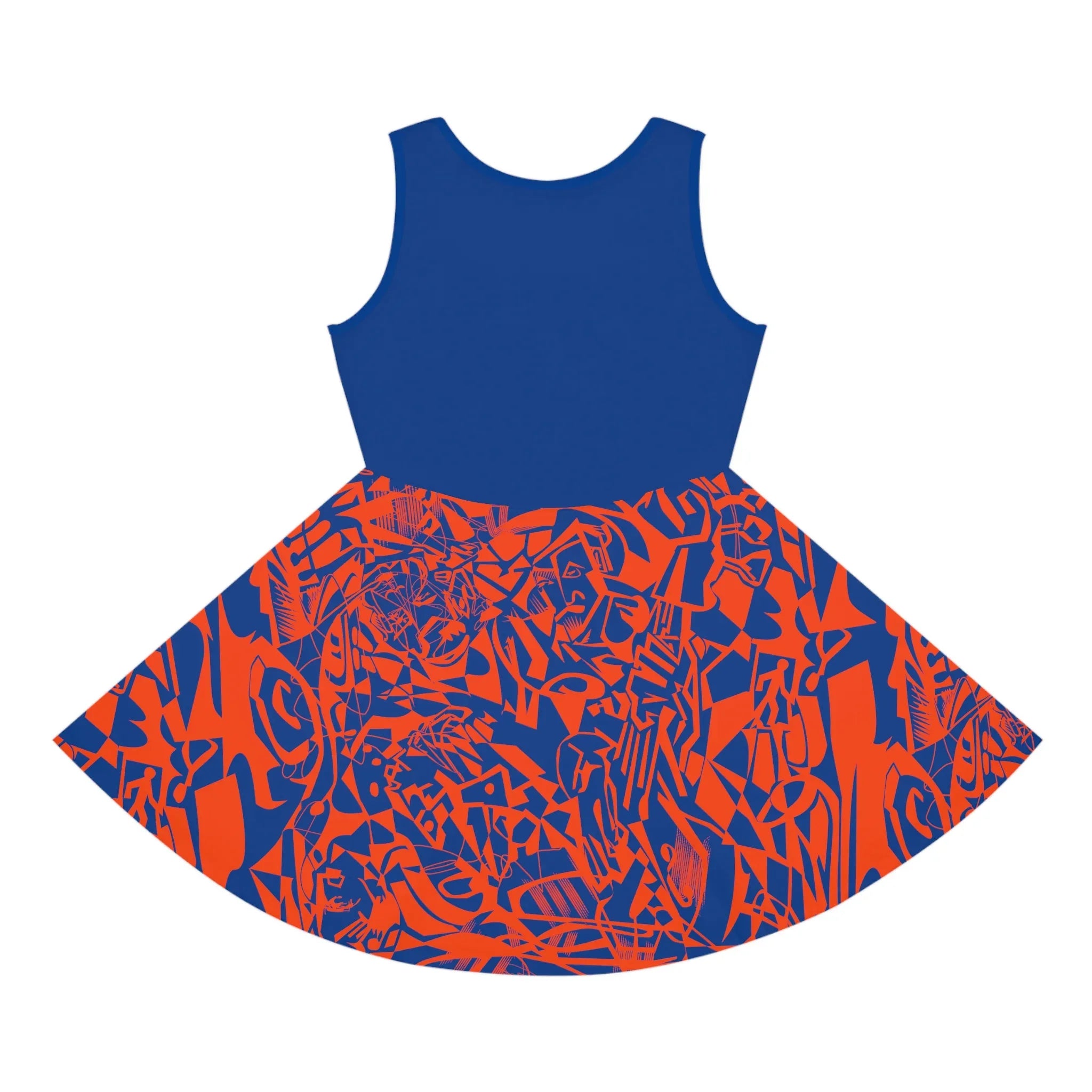 UF Music Gator Girls' Sleeveless Sundress (AOP) - Wearable Fine Art by Shoosty