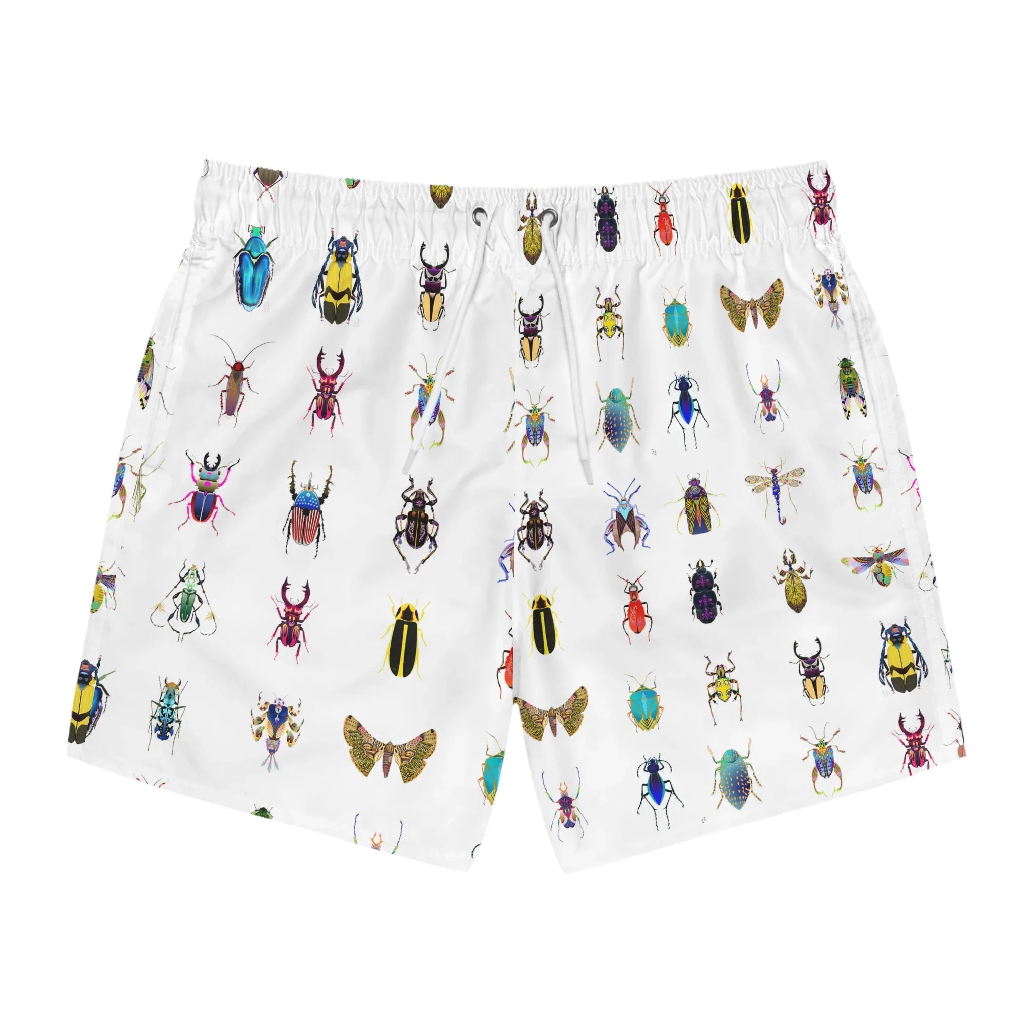 Shoosty® Bugs Combo Swim Trunks 3XL Seam thread color automatically matched to design - Wearable Fine Art by Shoosty