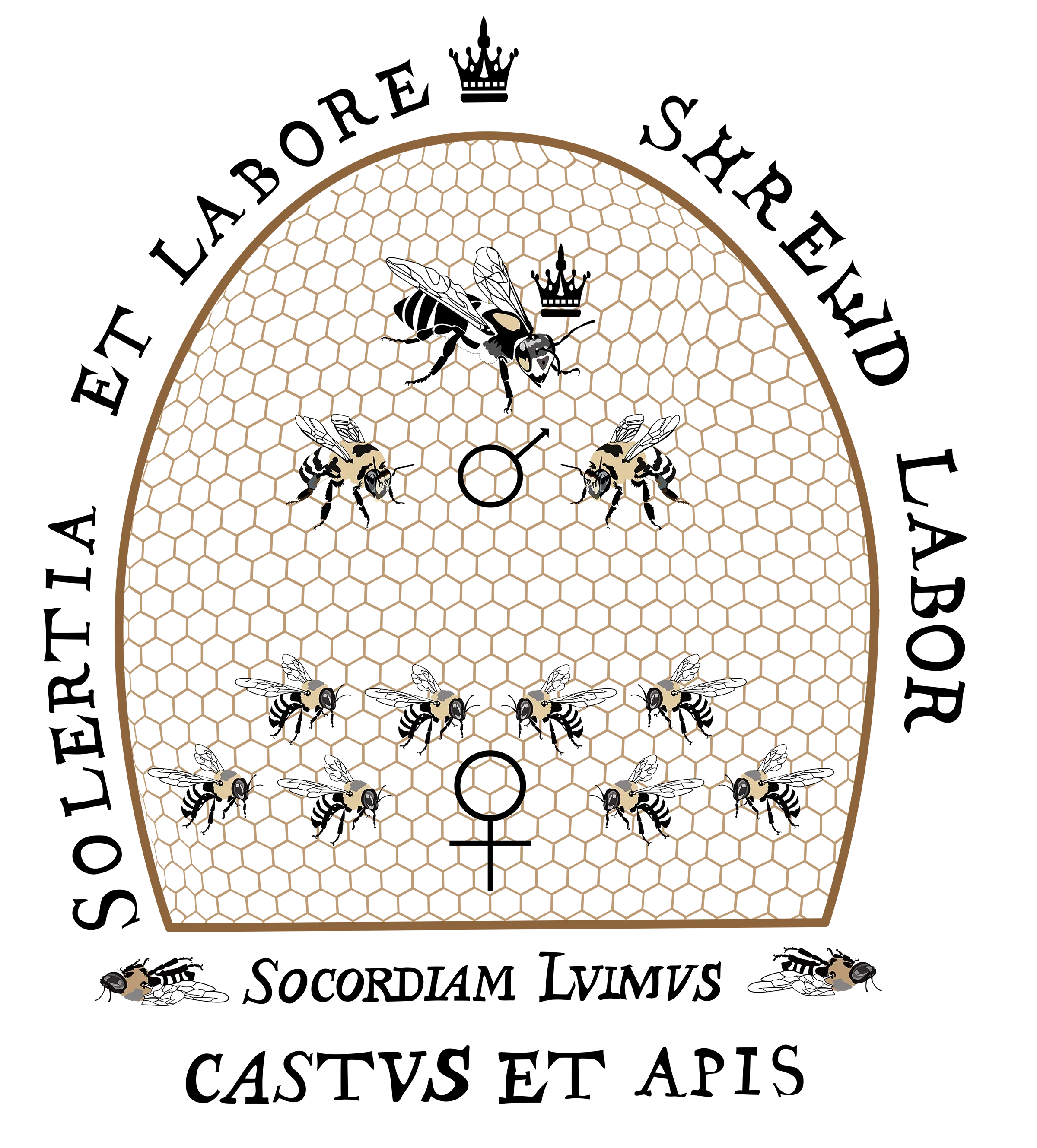 Tribute to Bees T-Shirt - Wearable Fine Art by Shoosty