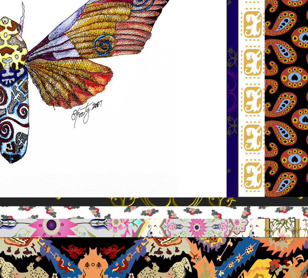 Cicadia Placemat - Wearable Fine Art by Shoosty