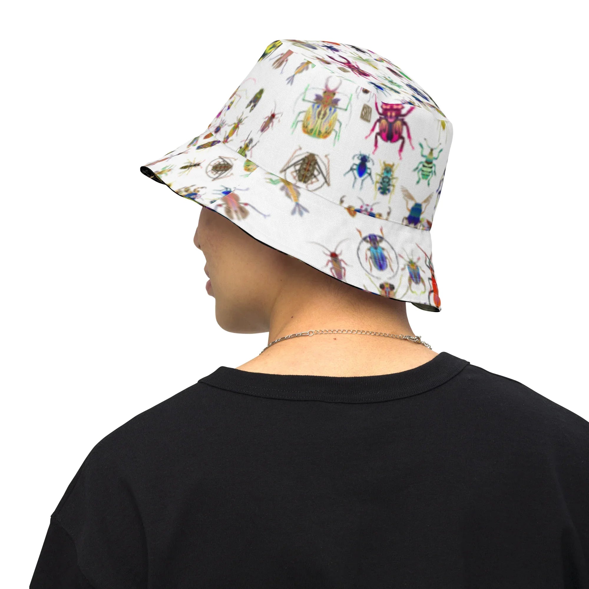 Shoosty Bugs Reversible bucket hat - Wearable Fine Art by Shoosty