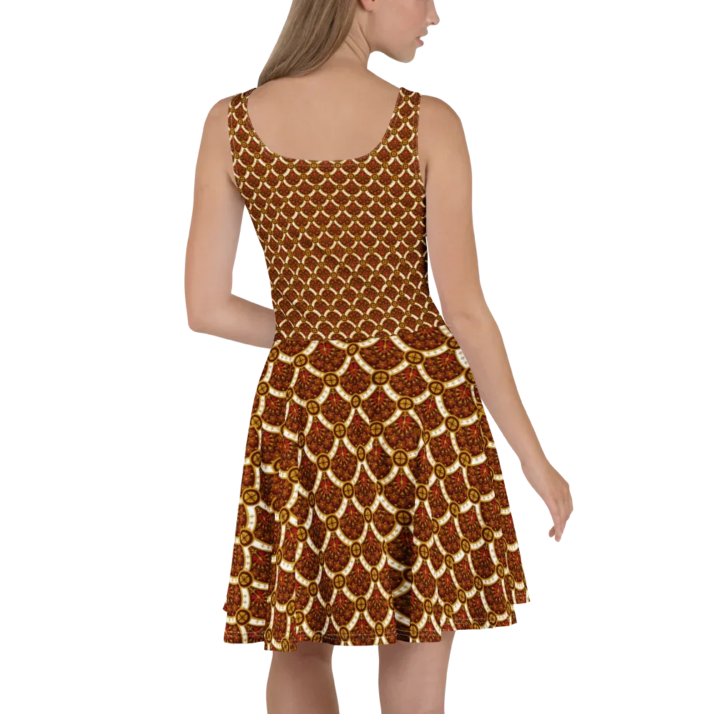 Shoosty Premium Style Skater Dress - Wearable Fine Art by Shoosty