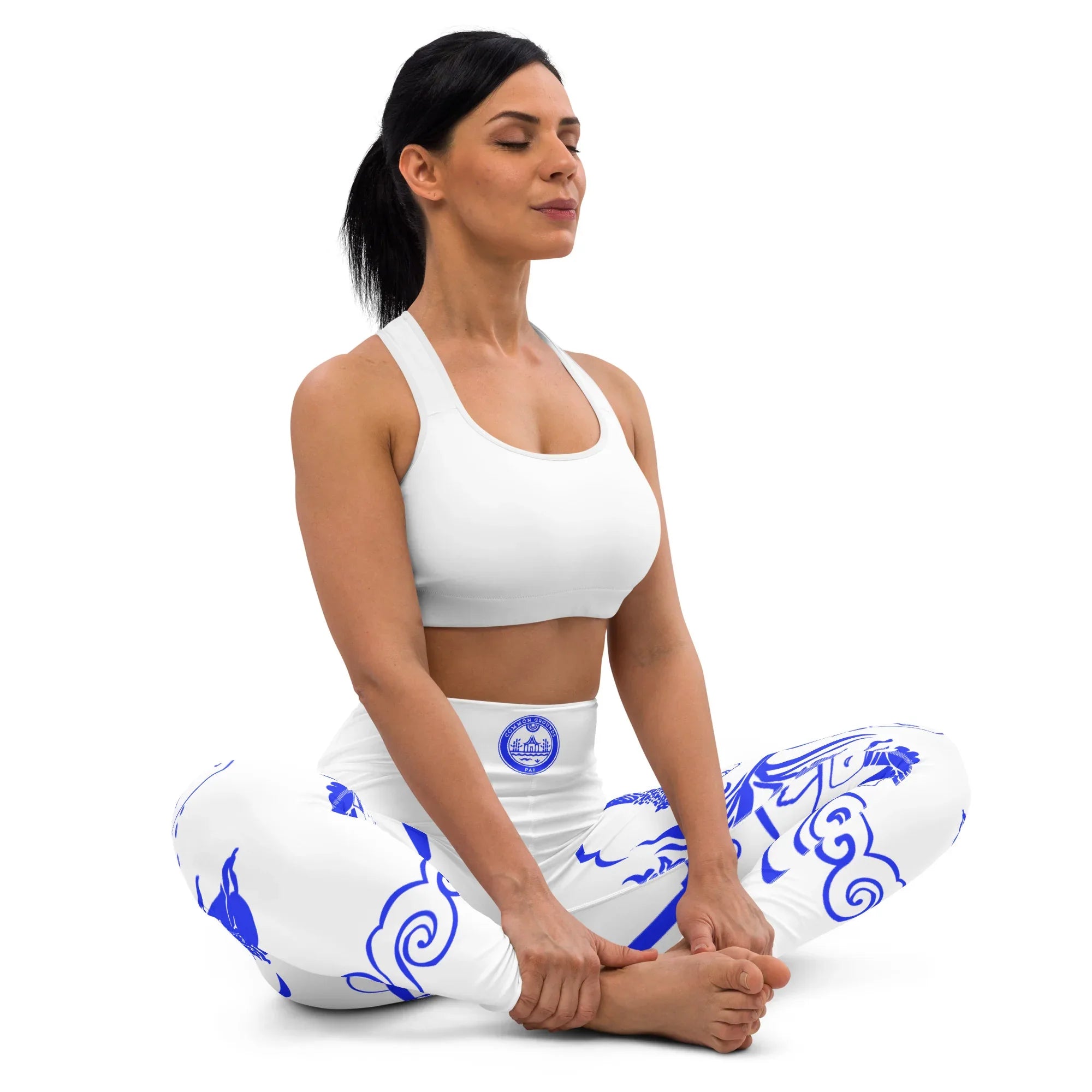 Flying_Goddesses_Yoga Leggings - Wearable Fine Art by Shoosty