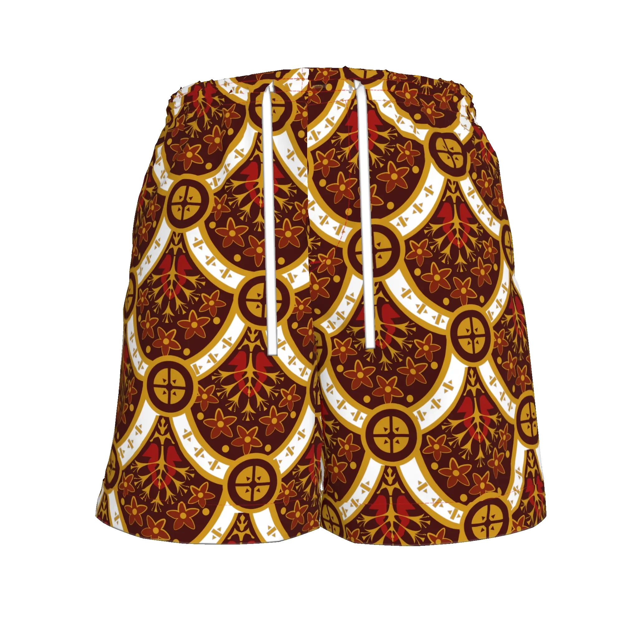 Shoosty Premium Board Shorts 7" Inseam - Wearable Fine Art by Shoosty