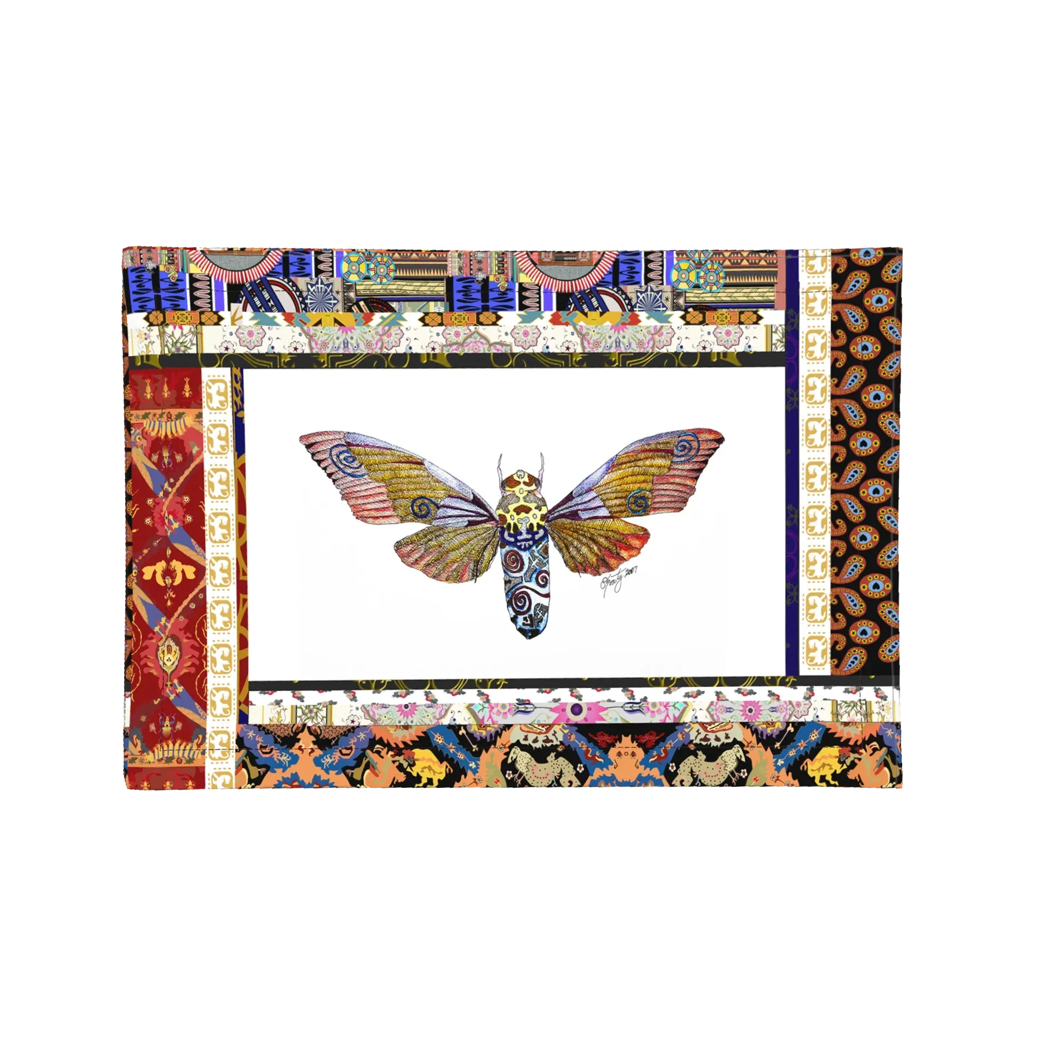 Cicadia Placemat - Wearable Fine Art by Shoosty