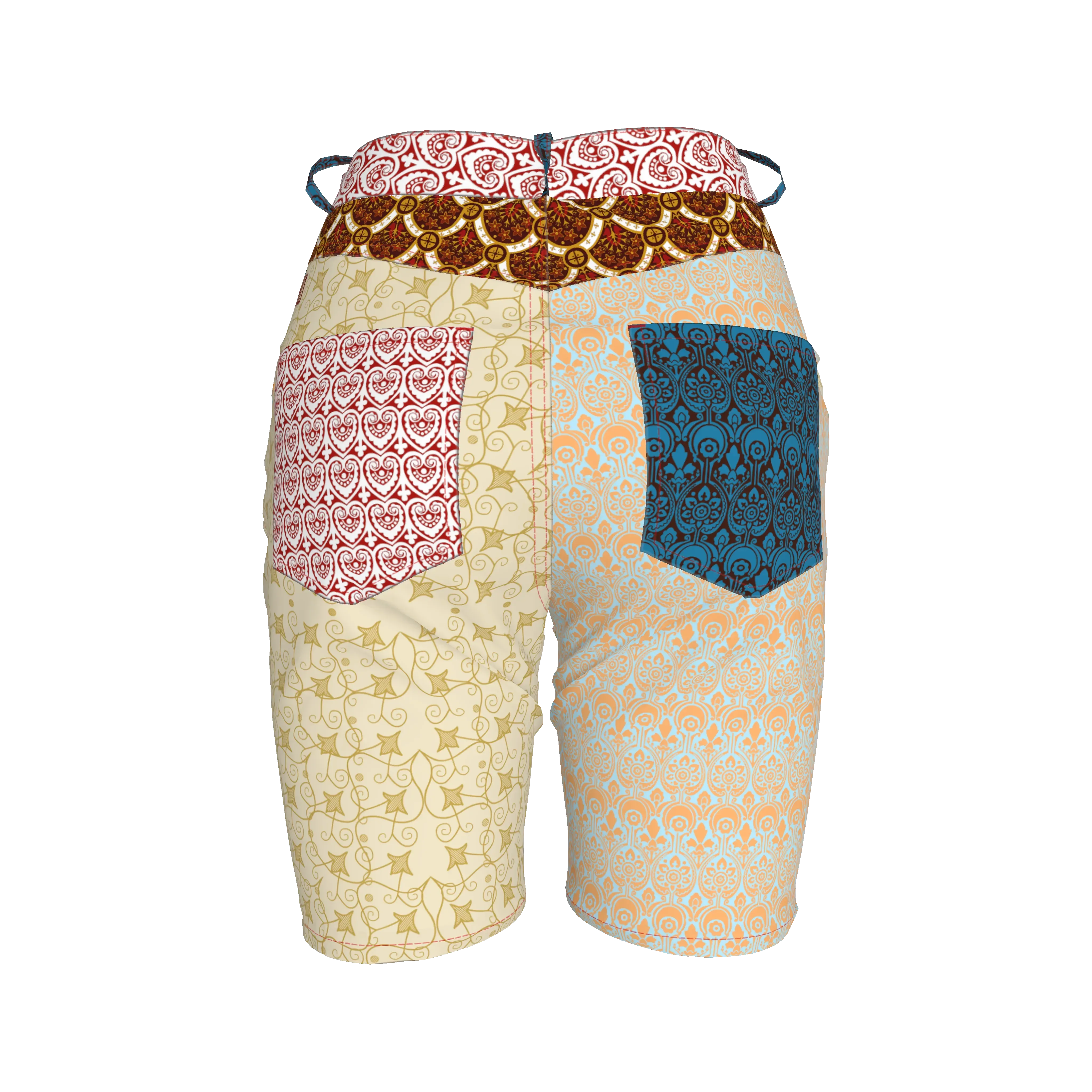 Shoosty V3 Women's Slim Jean Short - Wearable Fine Art by Shoosty