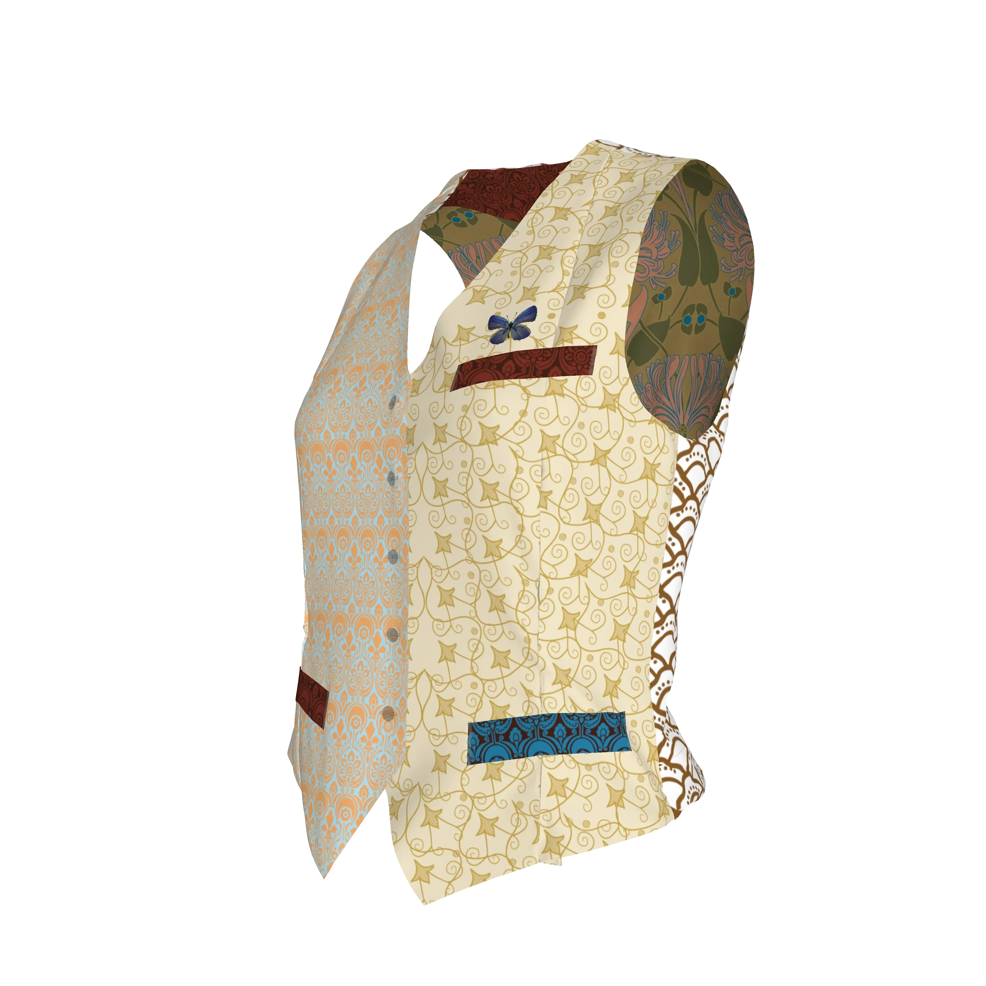 Shoosty V3 Women's Vest - Wearable Fine Art by Shoosty