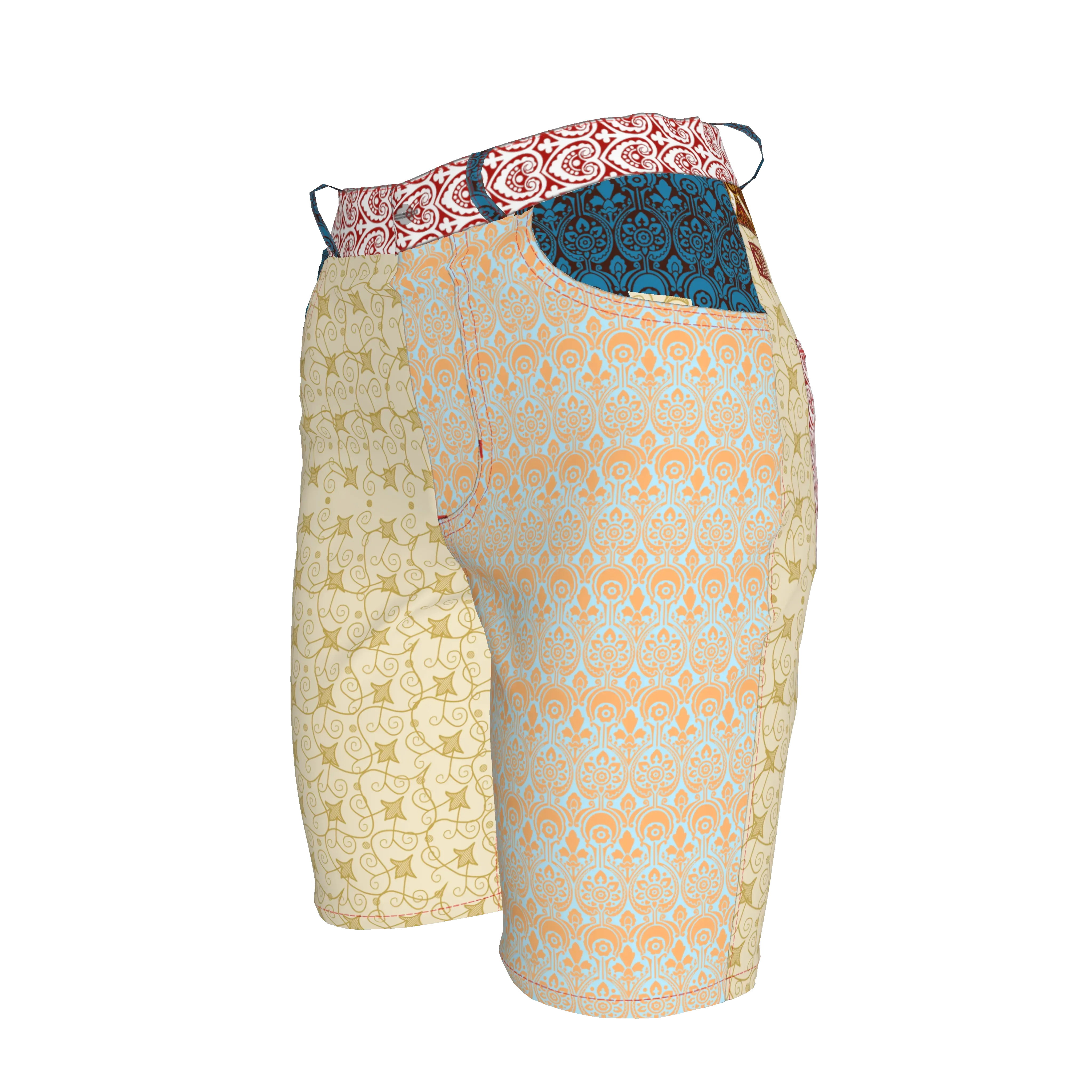 Shoosty V3 Women's Slim Jean Short - Wearable Fine Art by Shoosty