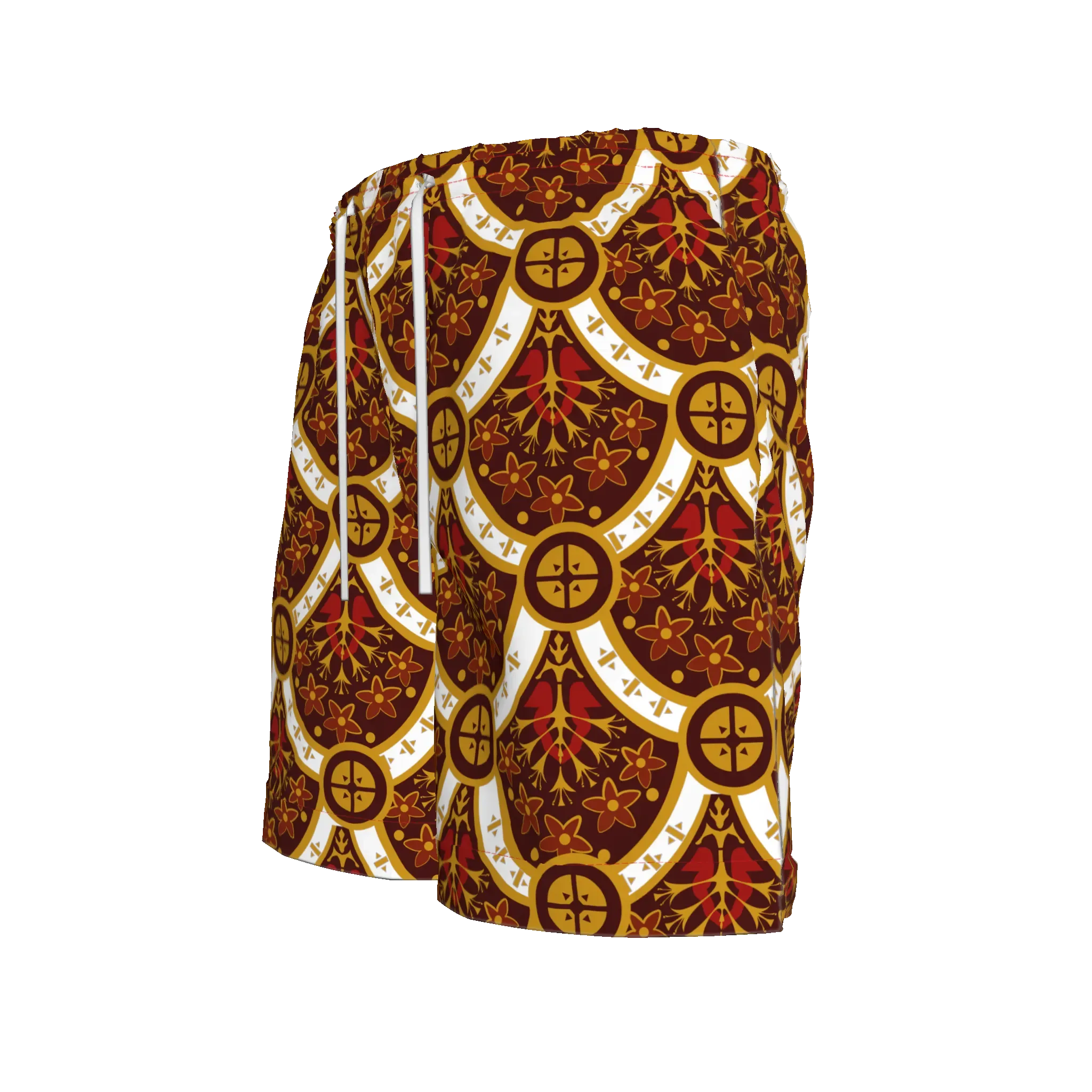 Shoosty Premium Board Shorts 7" Inseam - Wearable Fine Art by Shoosty