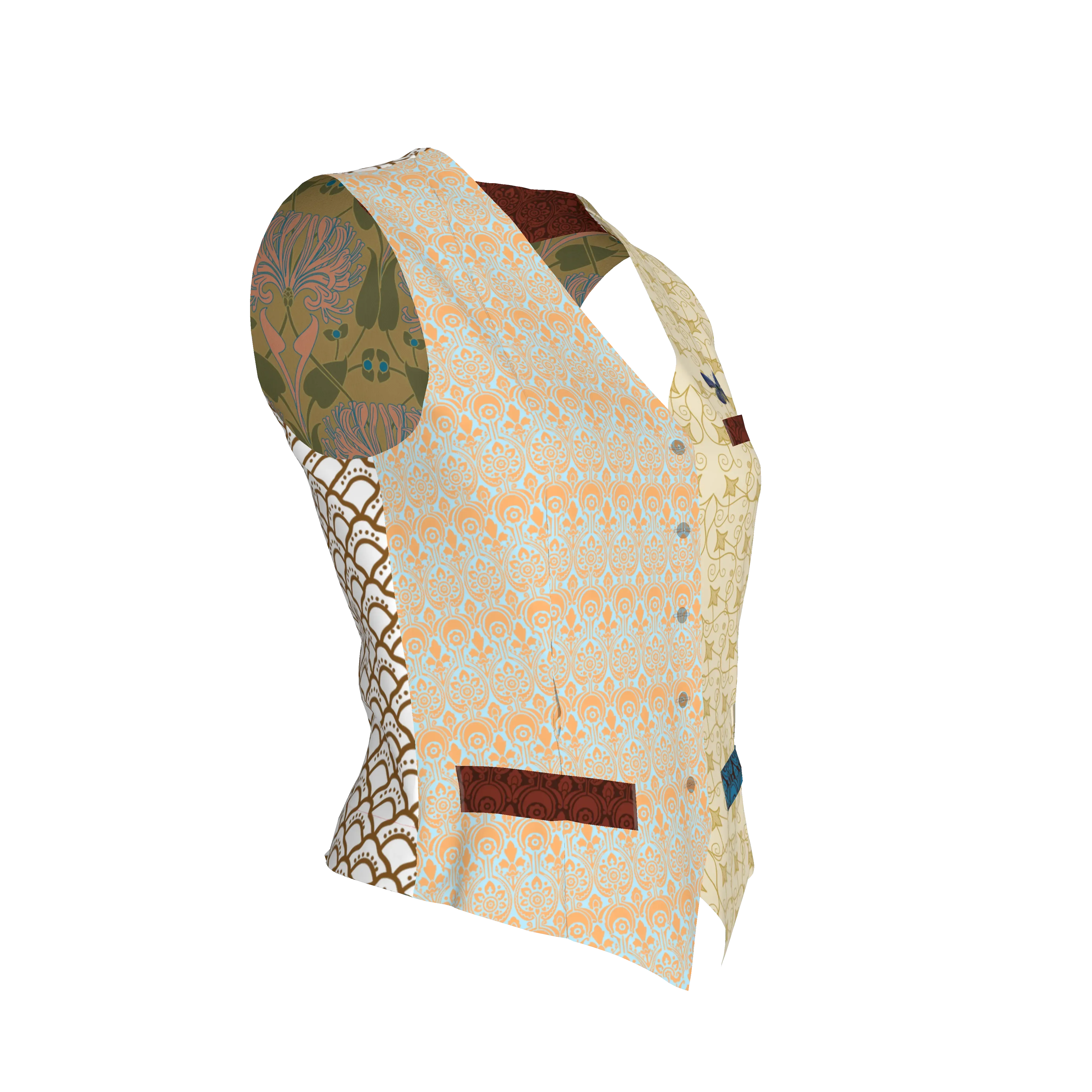 Shoosty V3 Women's Vest - Wearable Fine Art by Shoosty