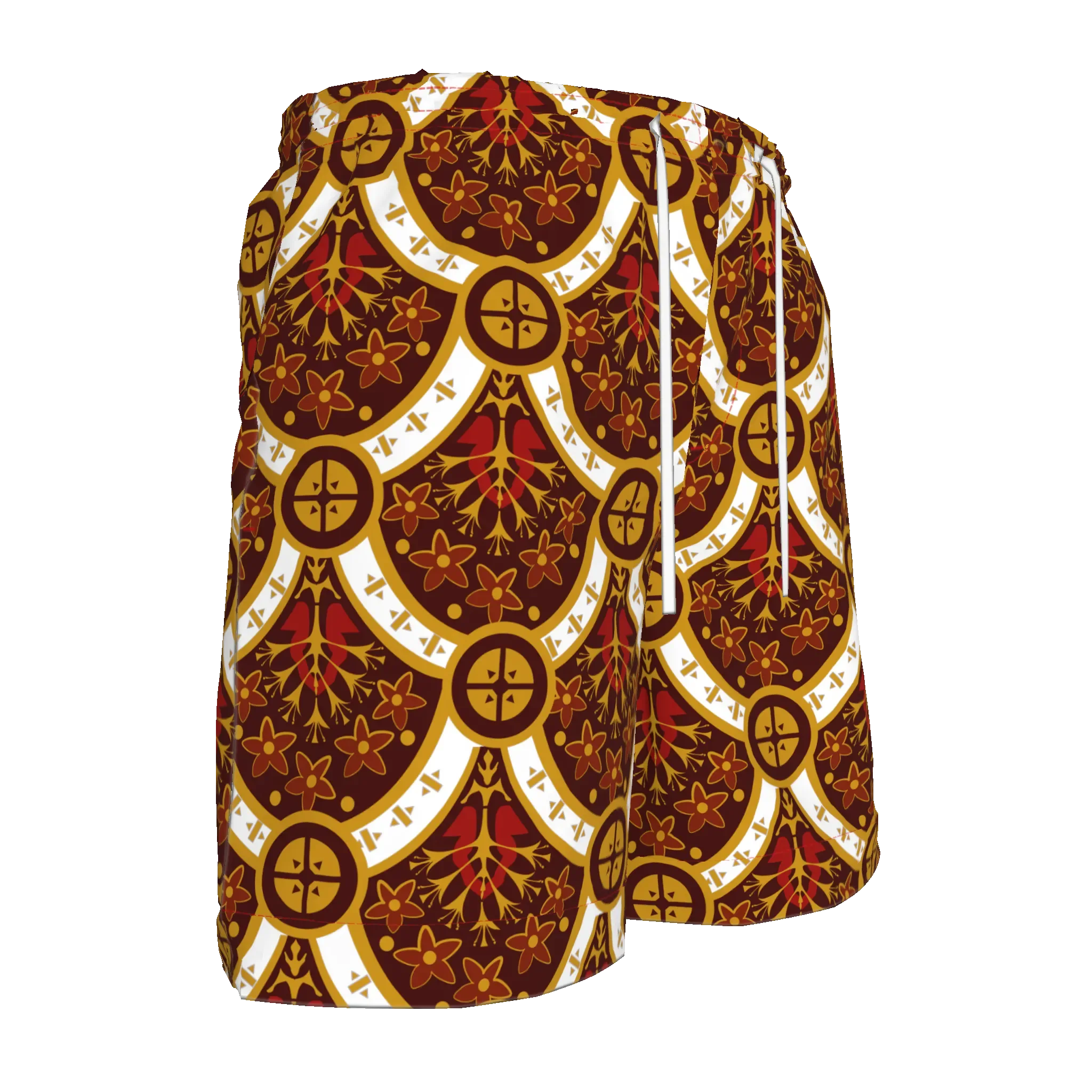 Shoosty Premium Board Shorts 7" Inseam - Wearable Fine Art by Shoosty