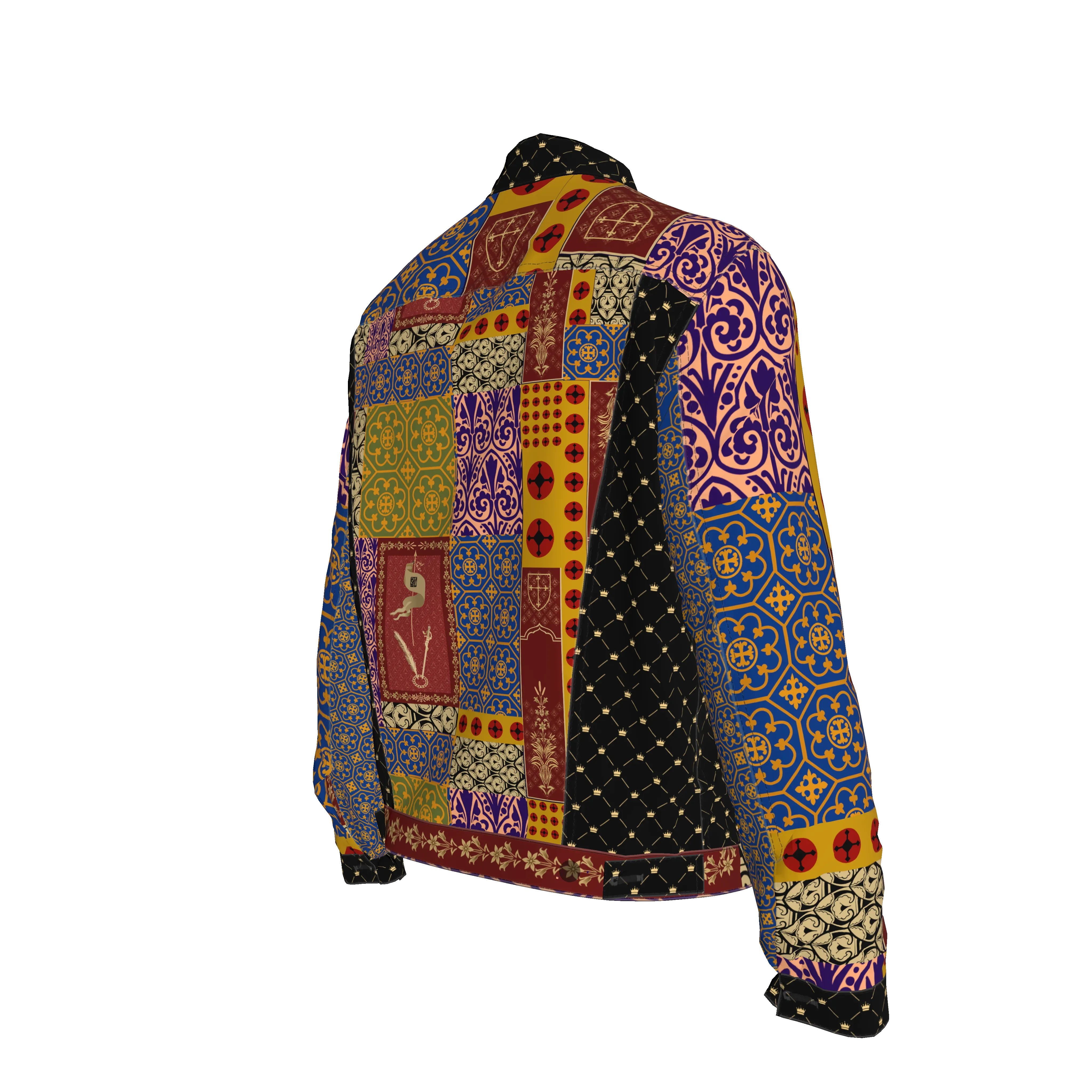 Joan of Arc Exclusive Denim Jacket - Wearable Fine Art by Shoosty