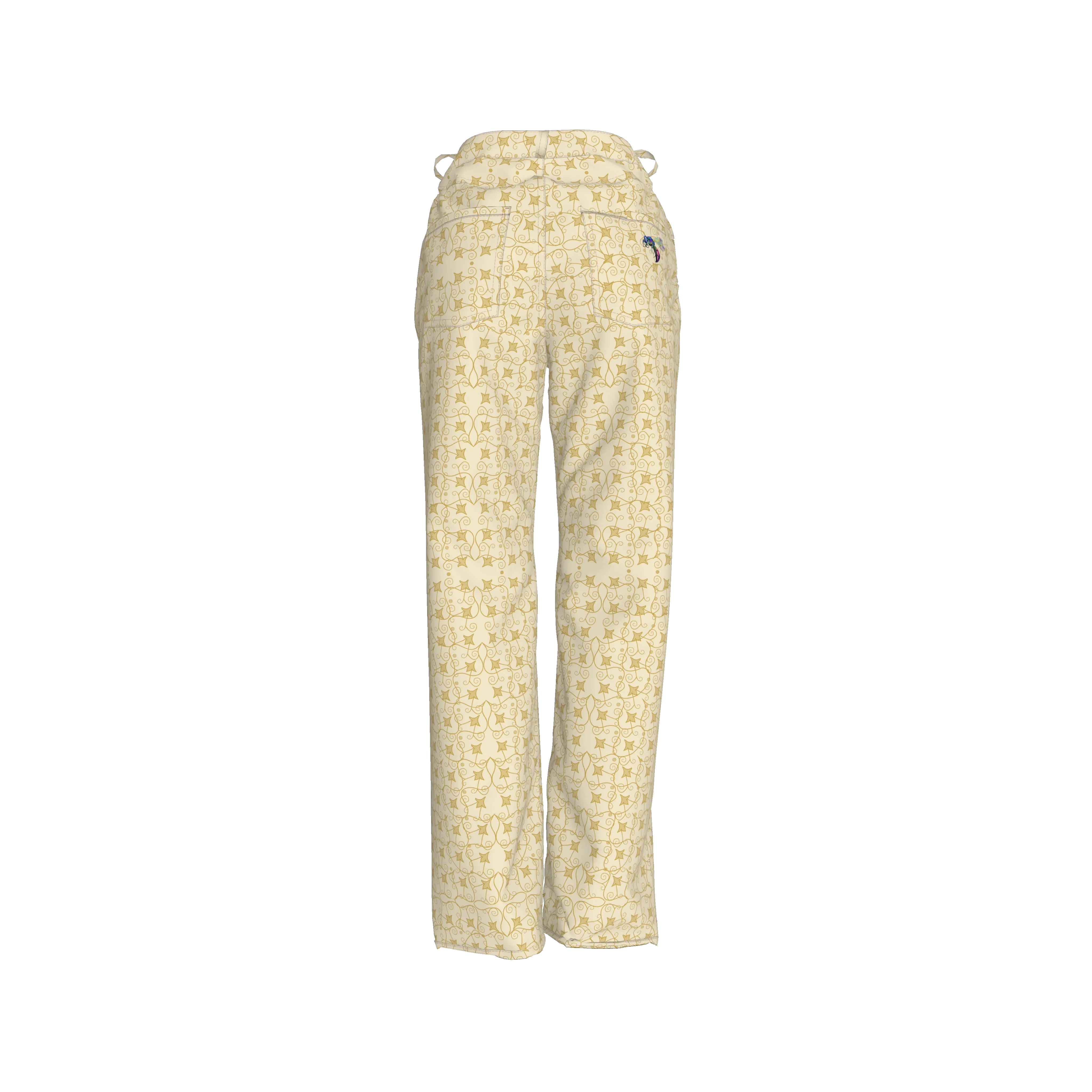 Shoosty V3 Paloma Relaxed Fit Pants - Wearable Fine Art by Shoosty