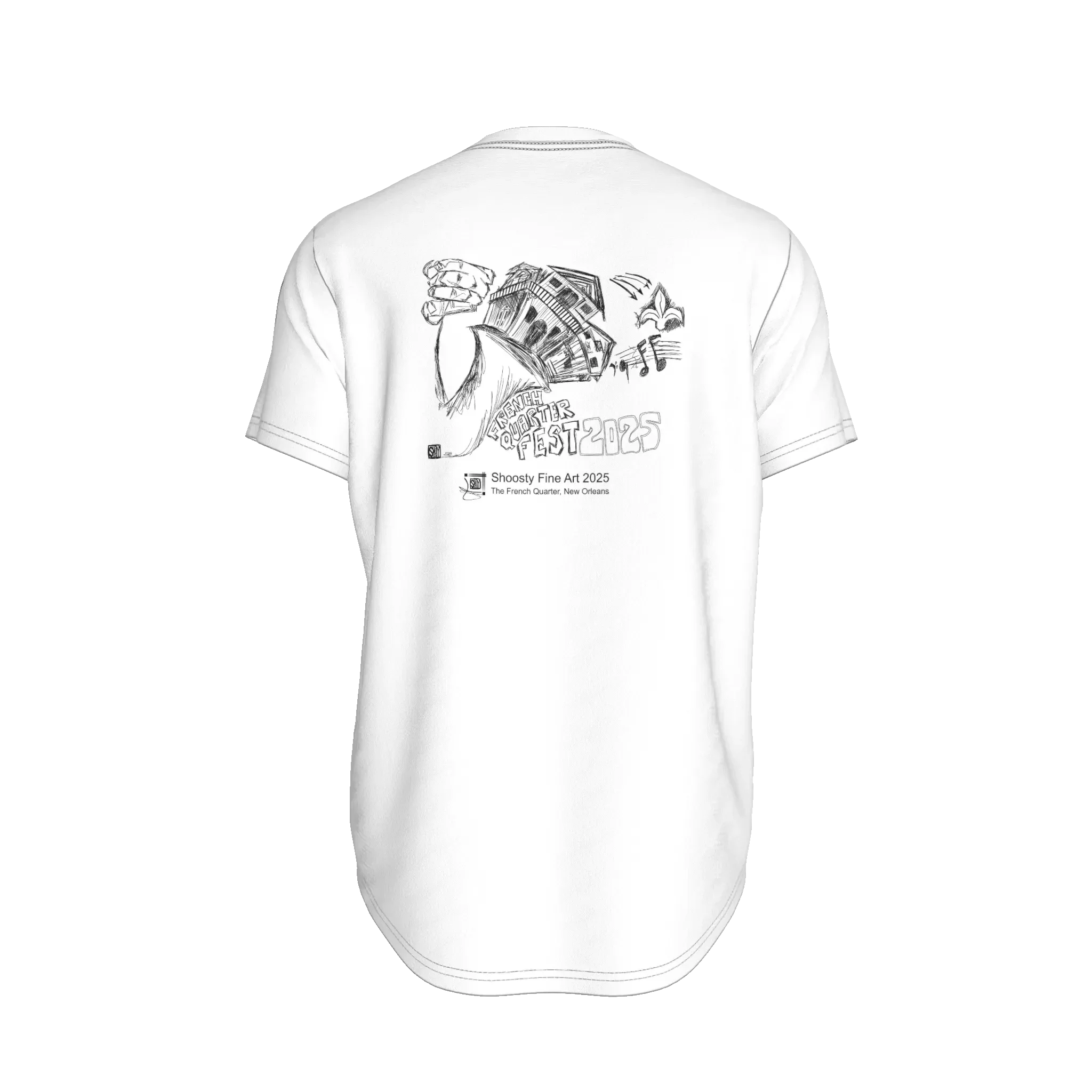 Shoosty Live at French Quarter Fest – The Art of Music Edition - Premium T-Shirt - Wearable Fine Art by Shoosty