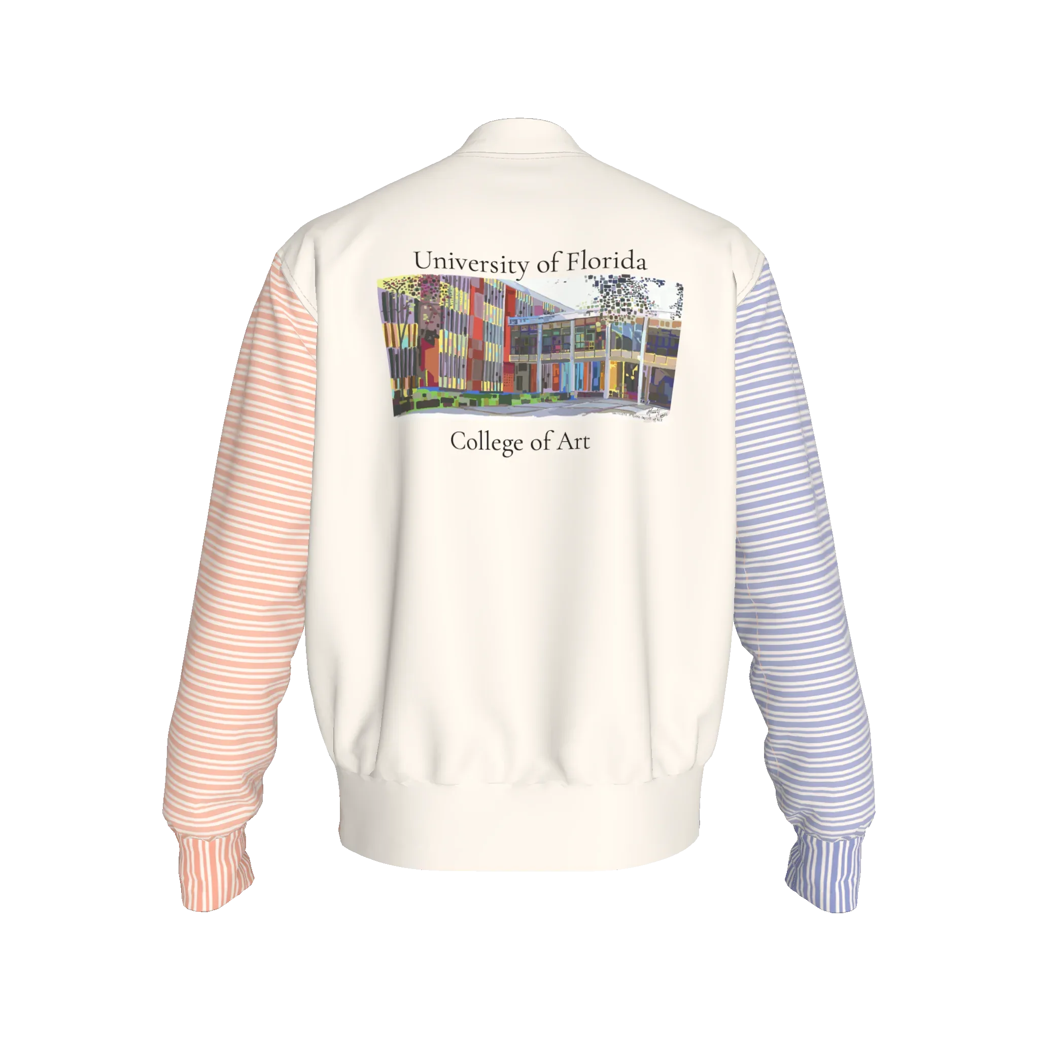 UF College of Art Varsity Jacket - Wearable Fine Art by Shoosty
