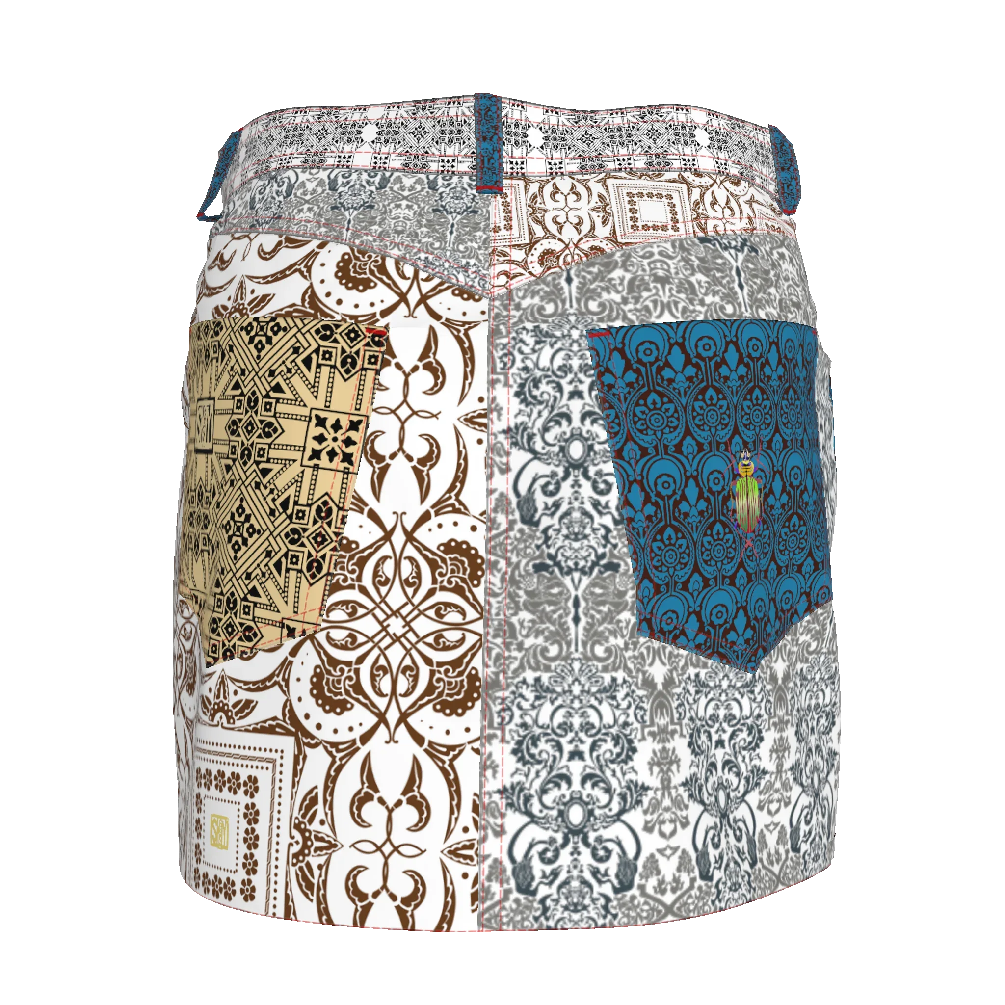 Shoosty V3 Miniskirt - Wearable Fine Art by Shoosty