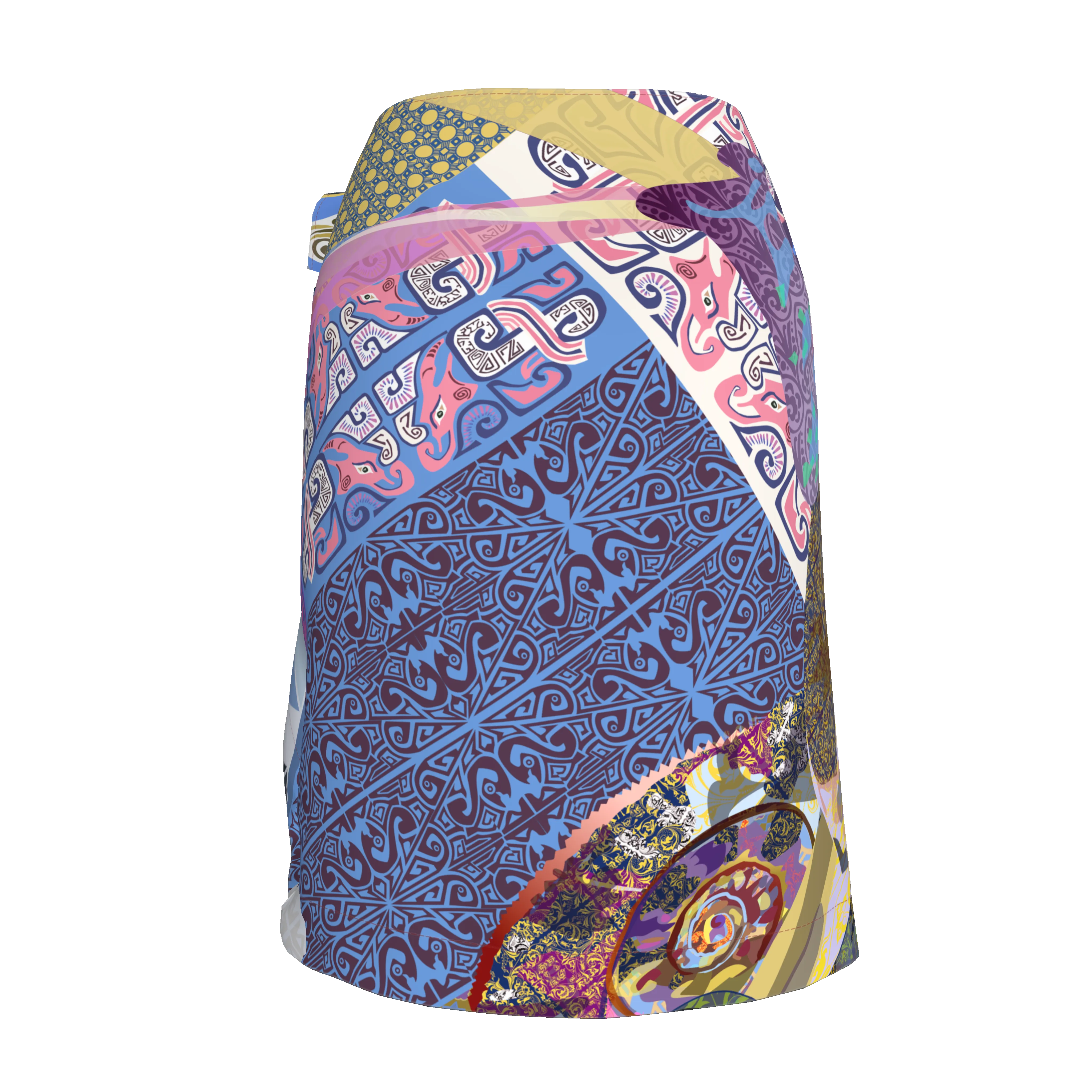 2026 Chameleon Sarong Silk - Exclusive Shoosty Design - Wearable Fine Art by Shoosty