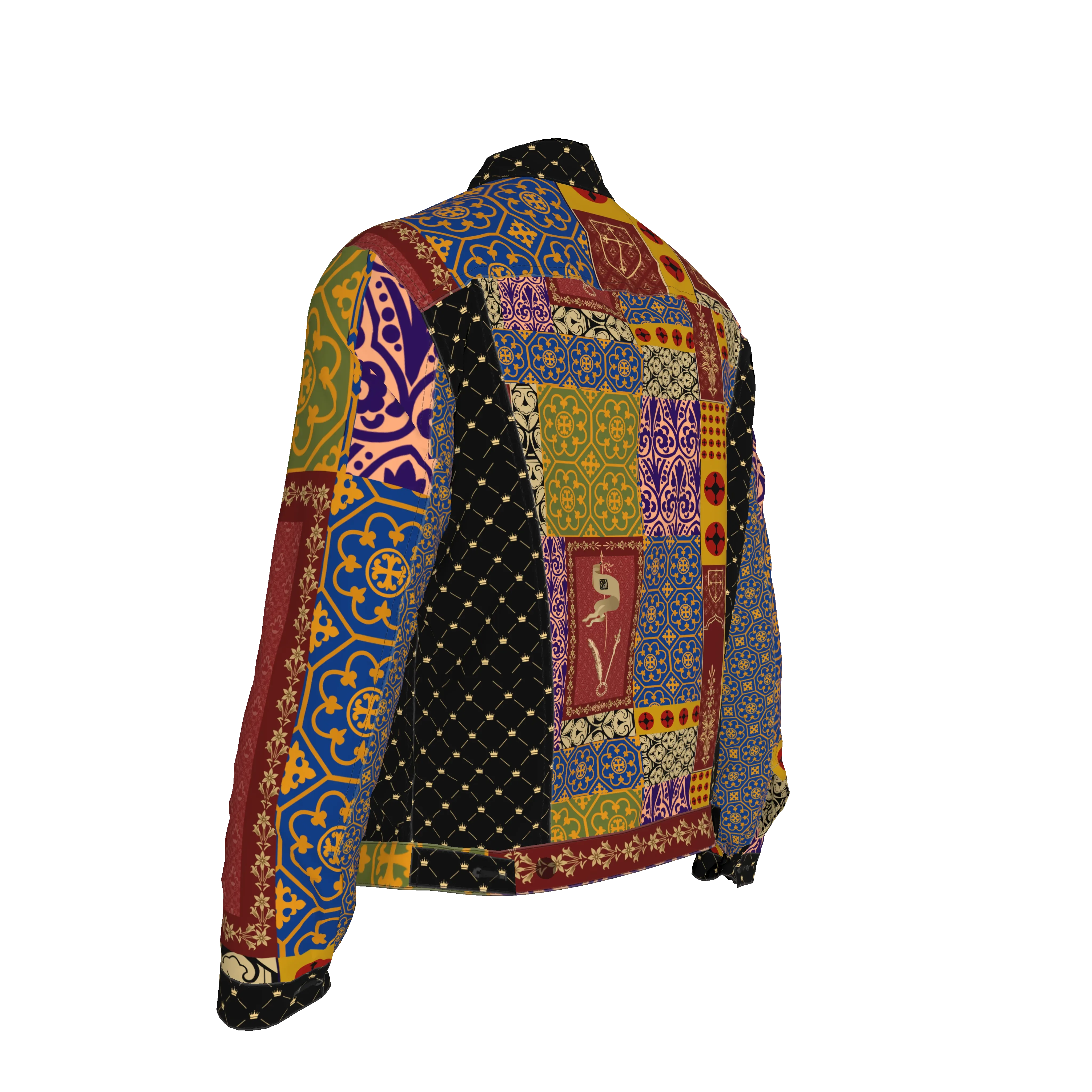 Joan of Arc Exclusive Denim Jacket - Wearable Fine Art by Shoosty