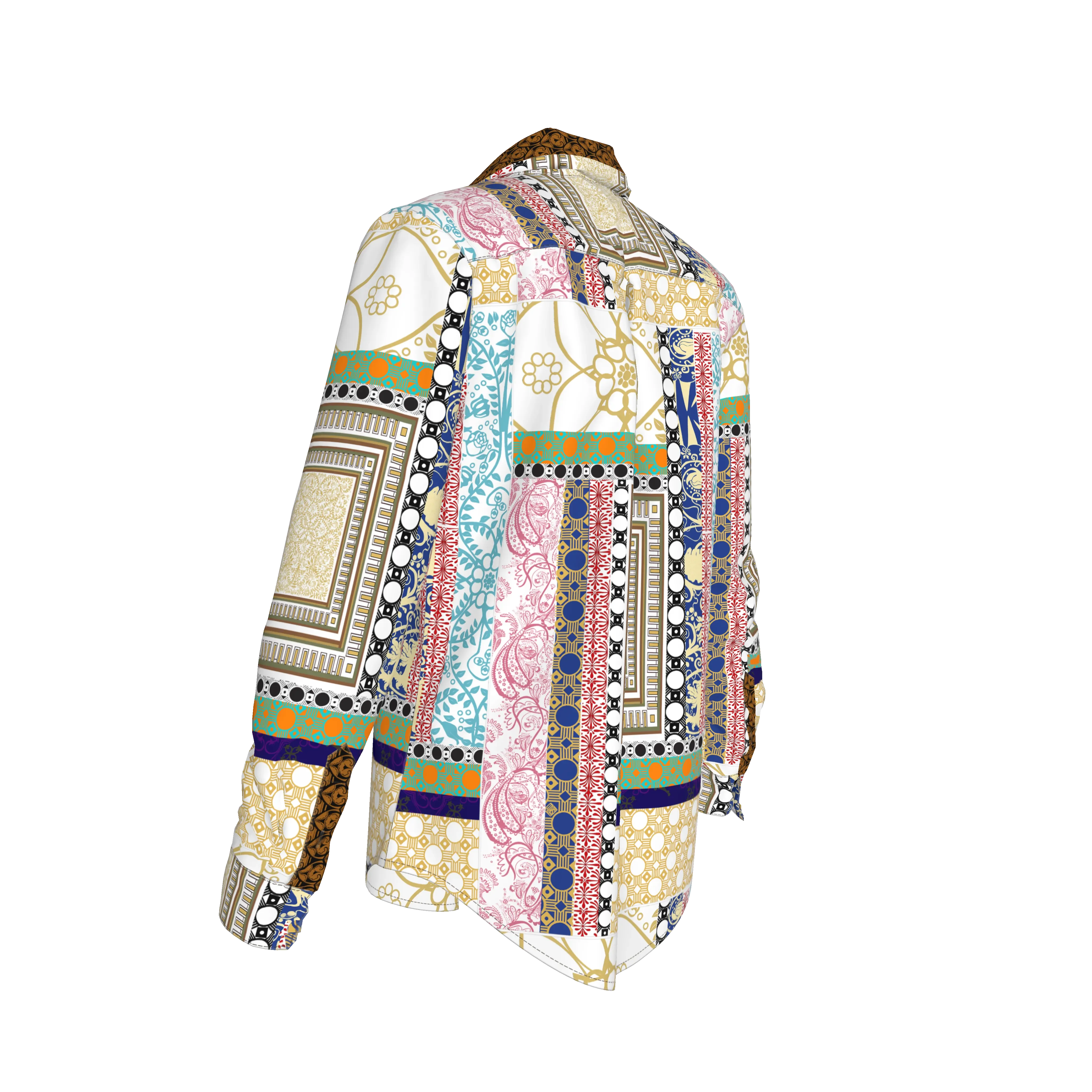 Shoosty V3 Paloma V3 Woman’s Dress Shirt - Wearable Fine Art by Shoosty