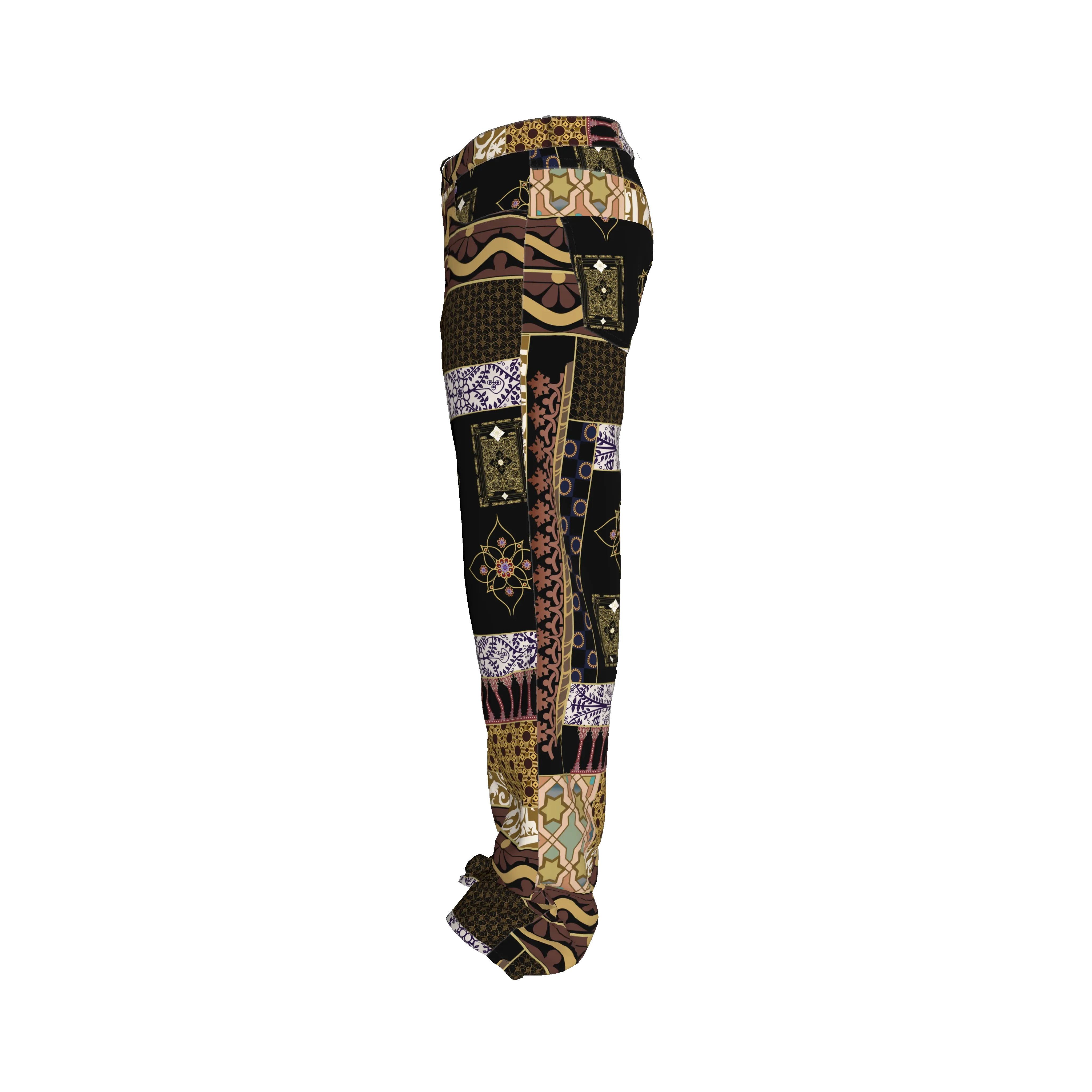 Relaxed Fit Jeans in Heavy Stretch Cotton Twill - Wearable Fine Art by Shoosty