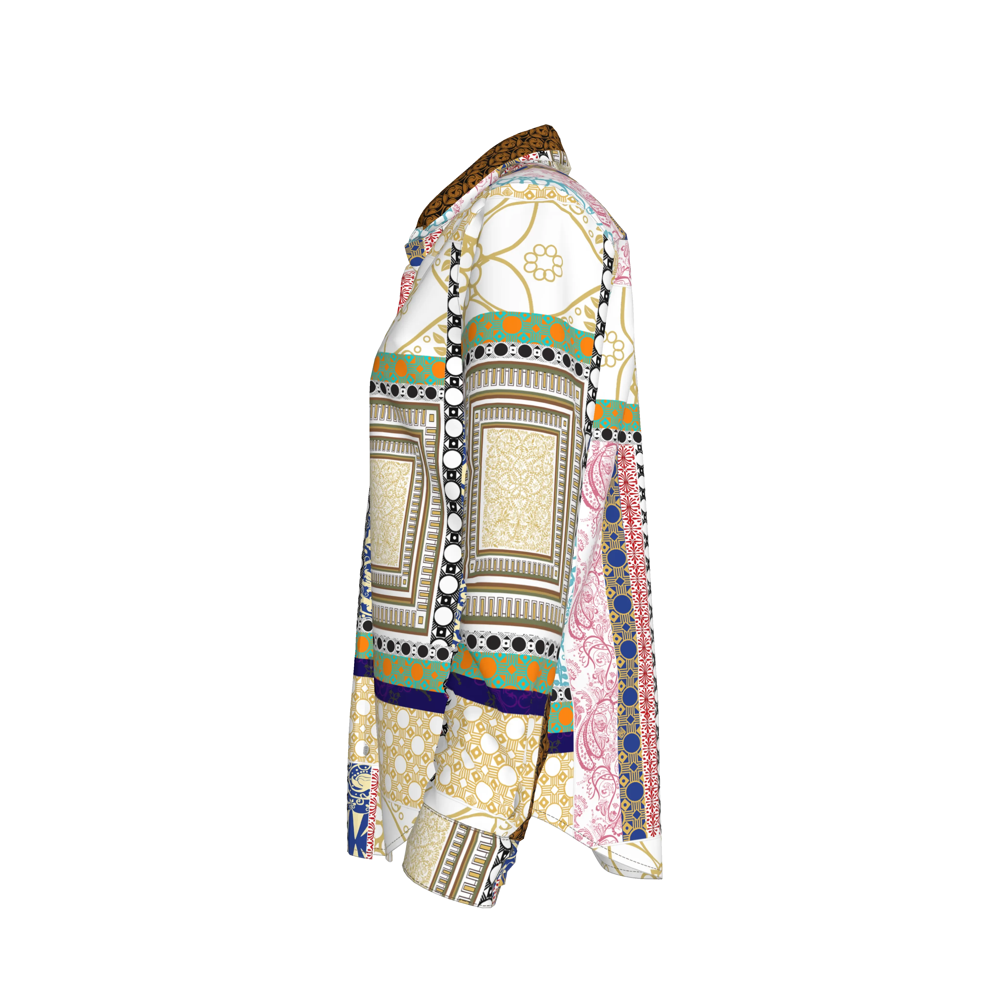 Shoosty V3 Paloma V3 Woman’s Dress Shirt - Wearable Fine Art by Shoosty