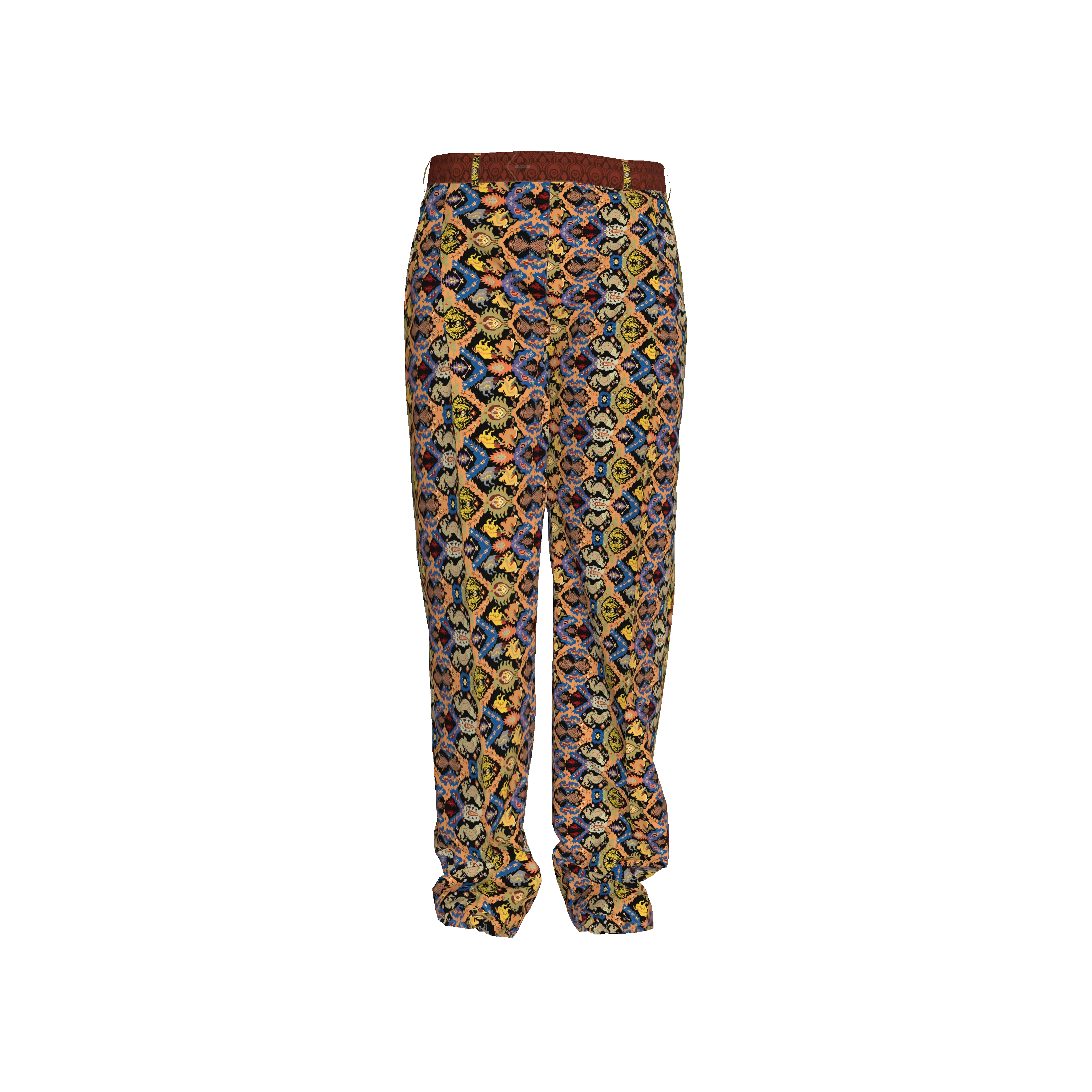 Scythian Pleated Mens Pants - Wearable Fine Art by Shoosty