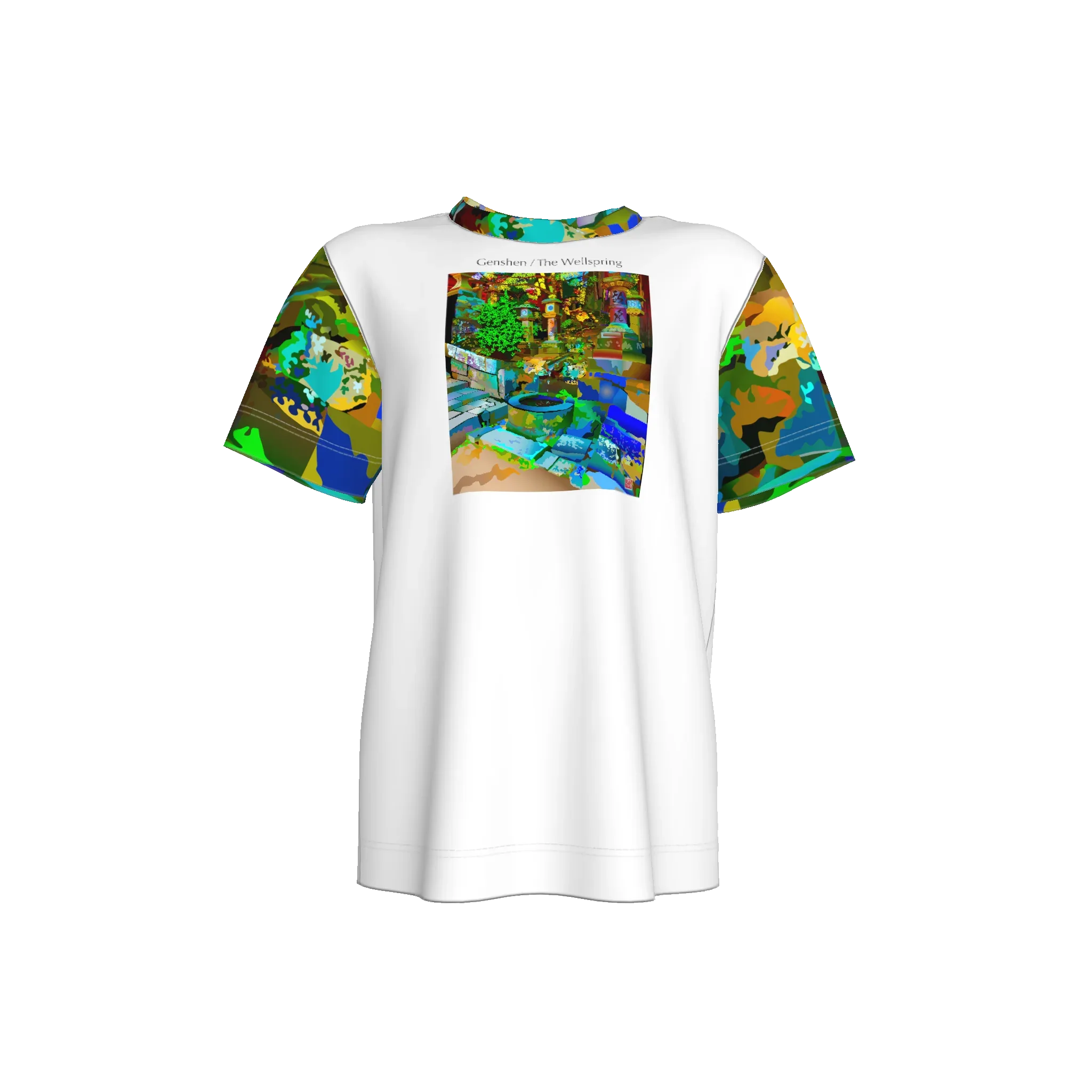 The Wellspring - Child’s T-Shirt - Wearable Fine Art by Shoosty