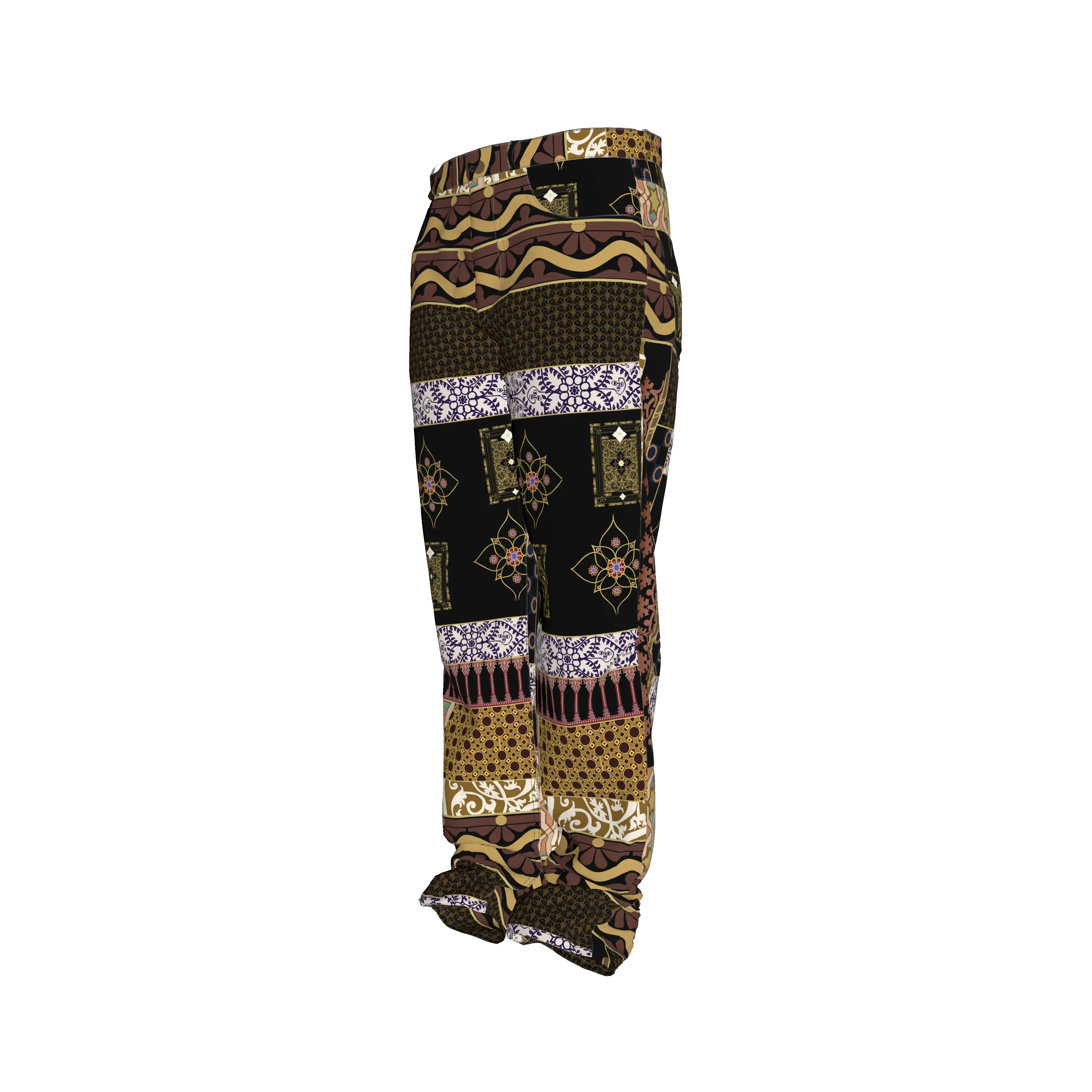 Relaxed Fit Jeans in Heavy Stretch Cotton Twill - Wearable Fine Art by Shoosty