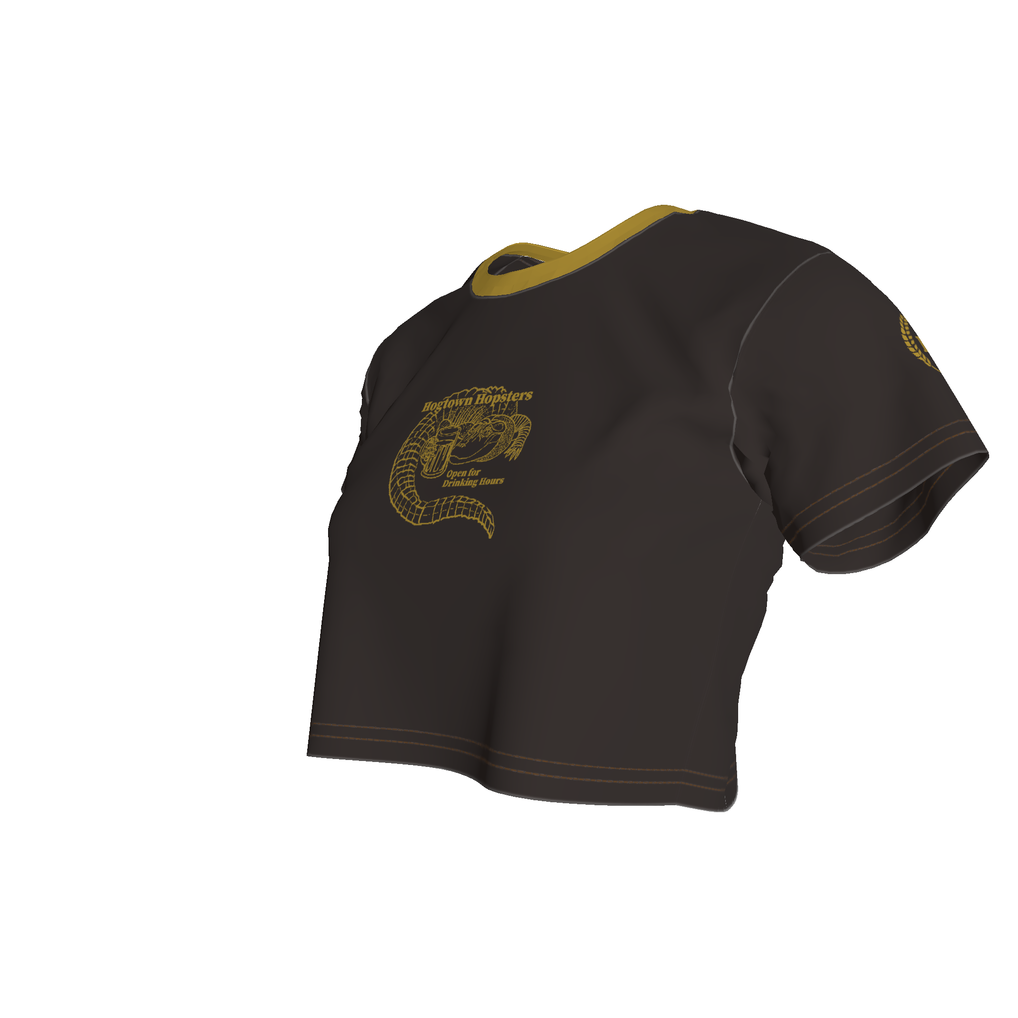 Hogtown Hopsters Women's Cutoff T-Shirt - Wearable Fine Art by Shoosty