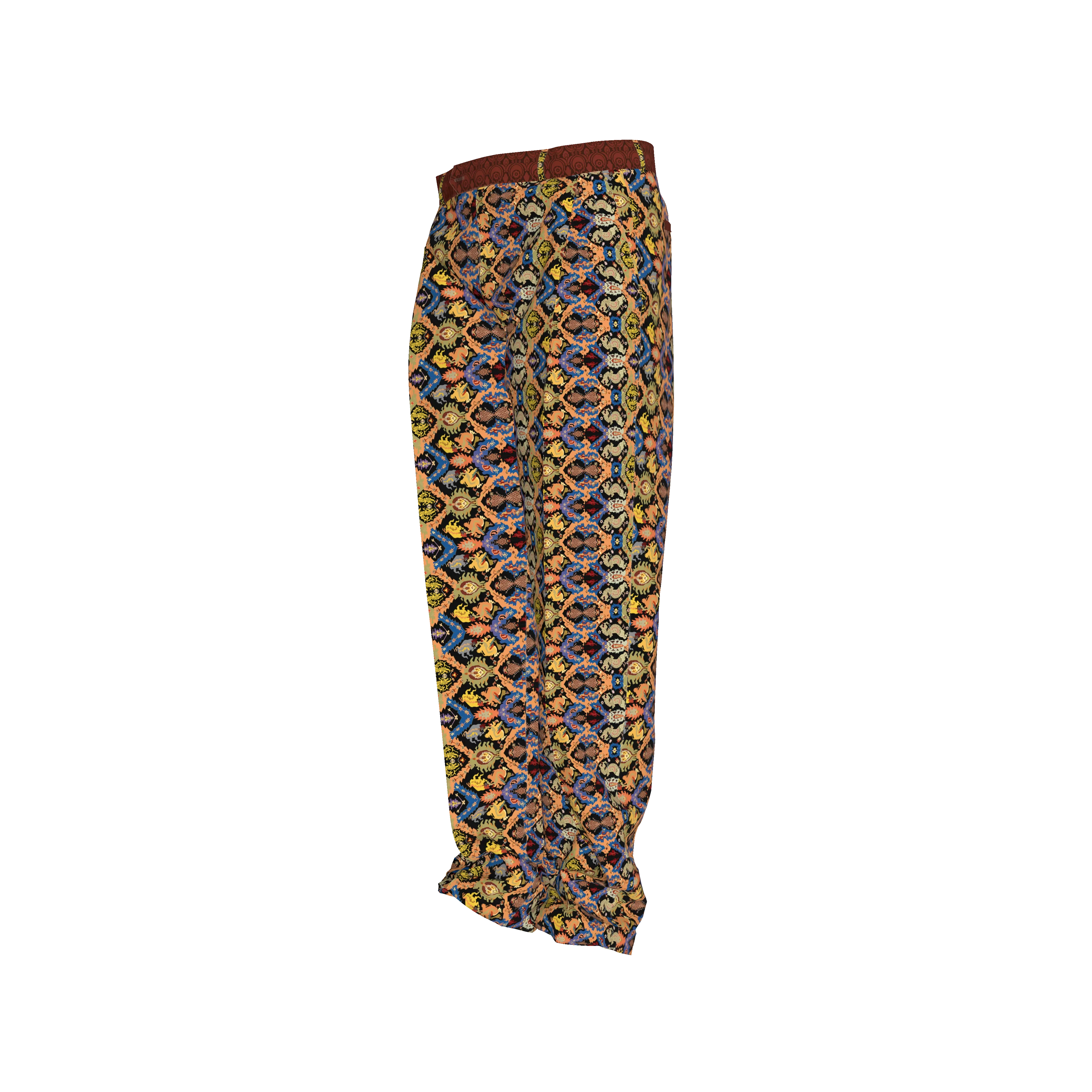 Scythian Pleated Mens Pants - Wearable Fine Art by Shoosty