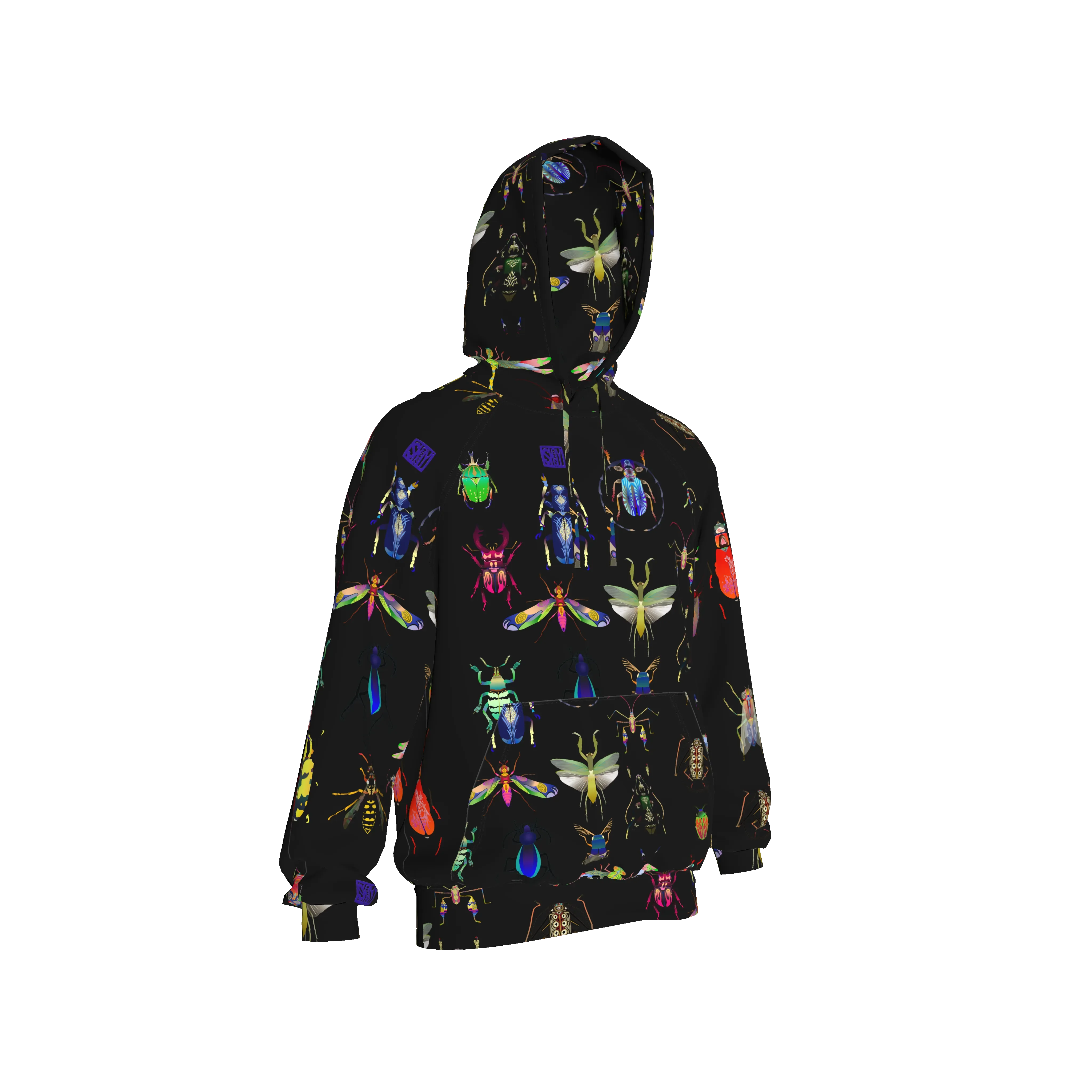 Shoosty Bugs Combo 1 Unisex Hoodie - Wearable Fine Art by Shoosty