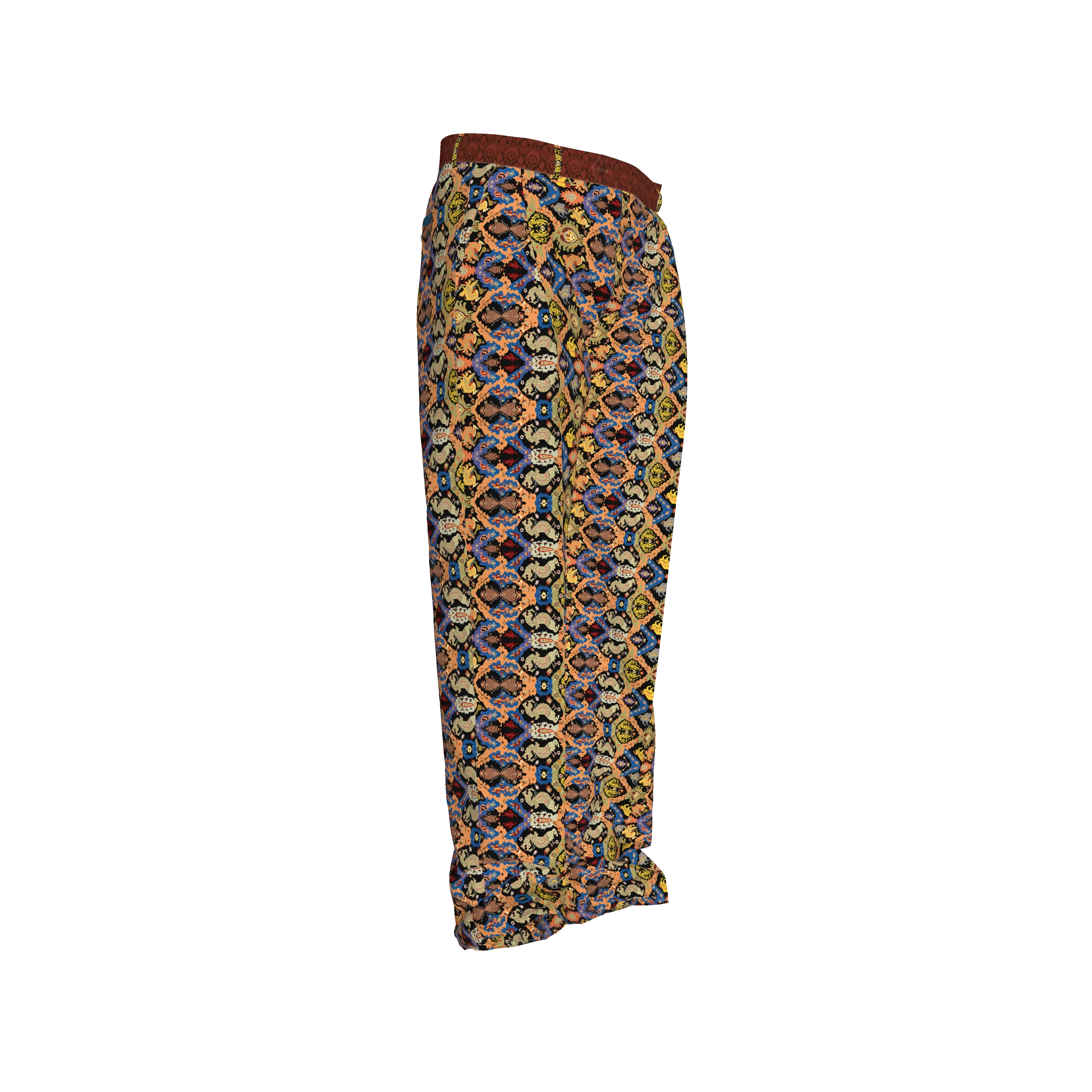 Scythian Pleated Mens Pants - Wearable Fine Art by Shoosty