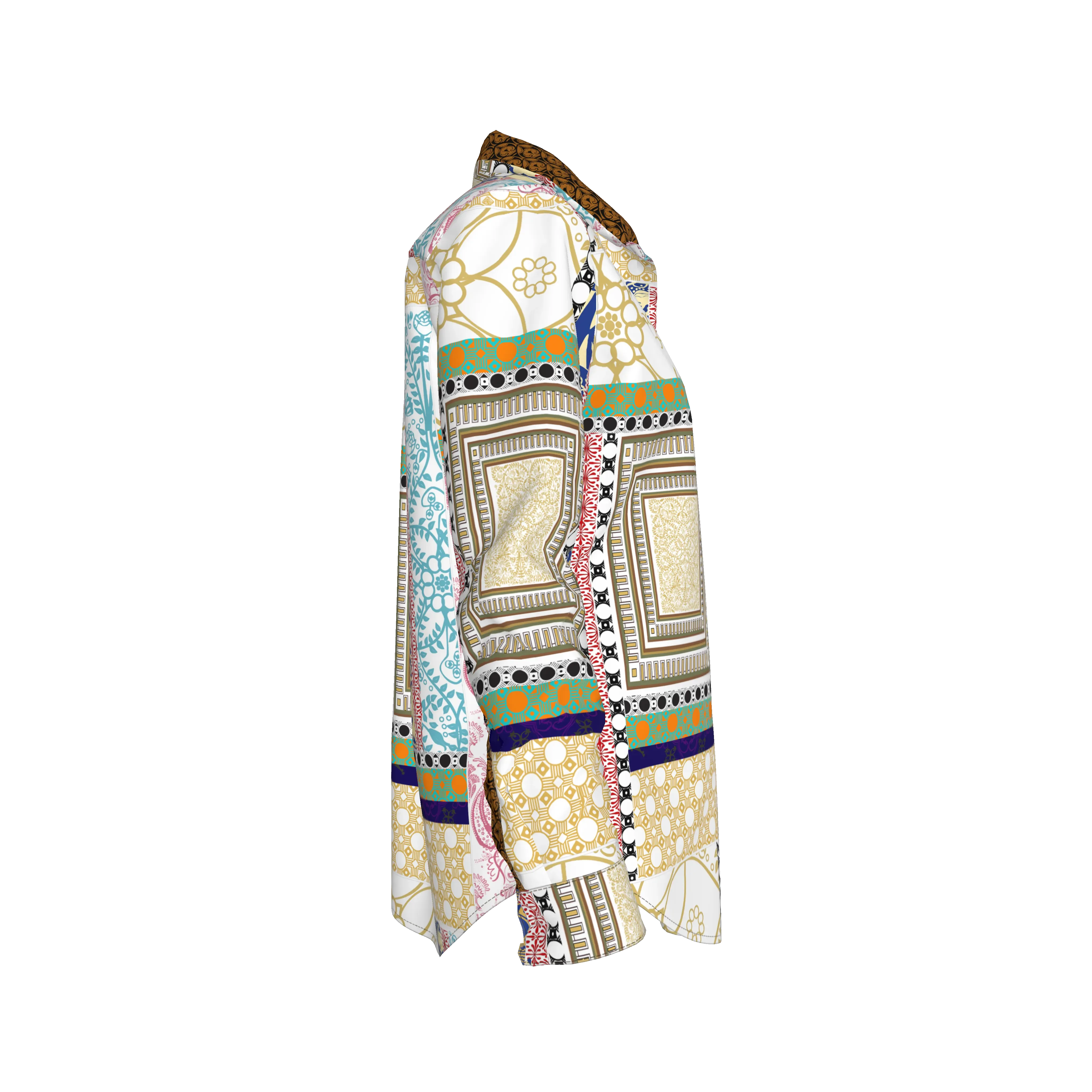 Shoosty V3 Paloma V3 Woman’s Dress Shirt - Wearable Fine Art by Shoosty